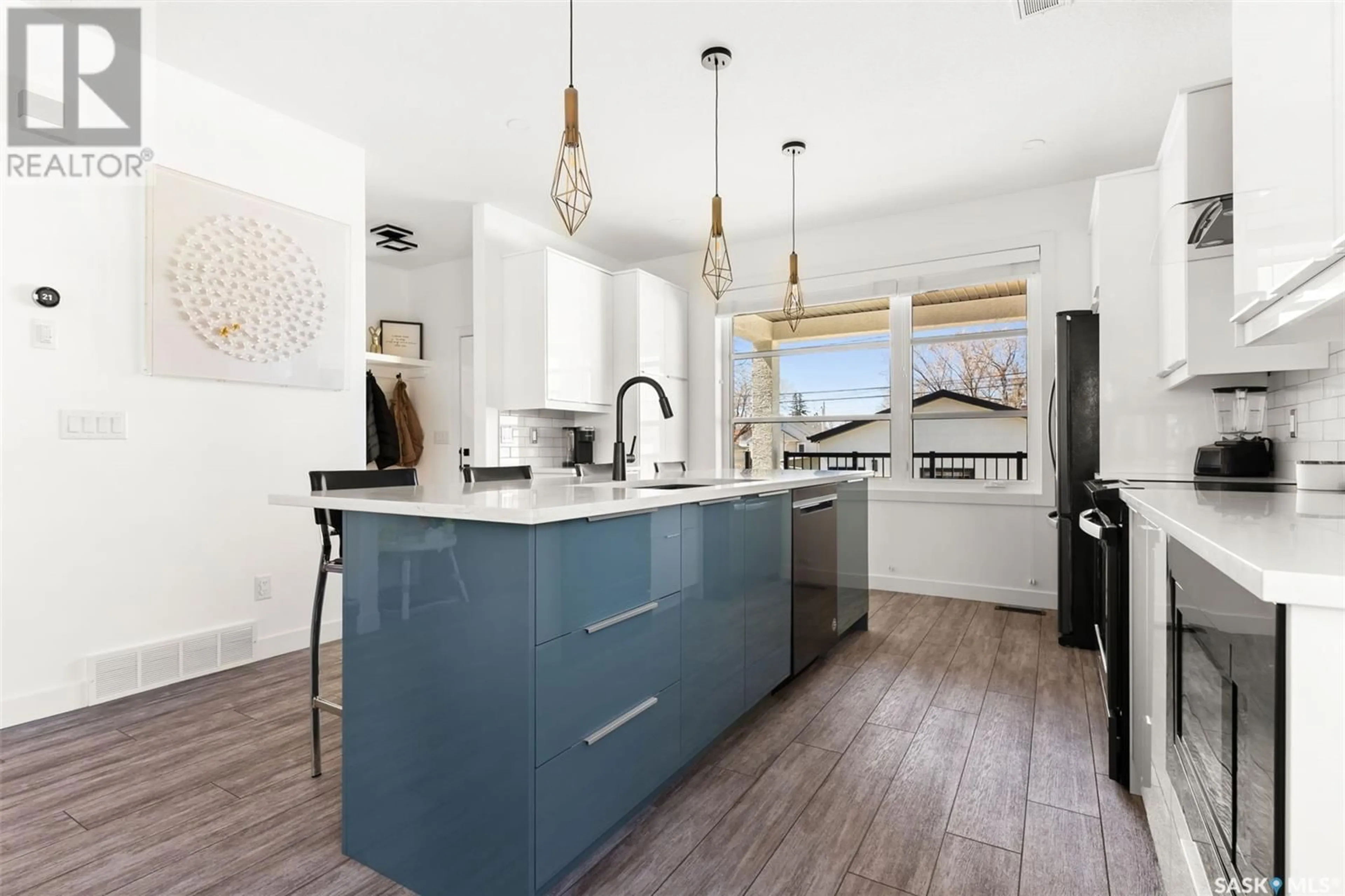 Open concept kitchen, ceramic/tile floor for 2102 MCDONALD STREET, Regina Saskatchewan S4N2Y7