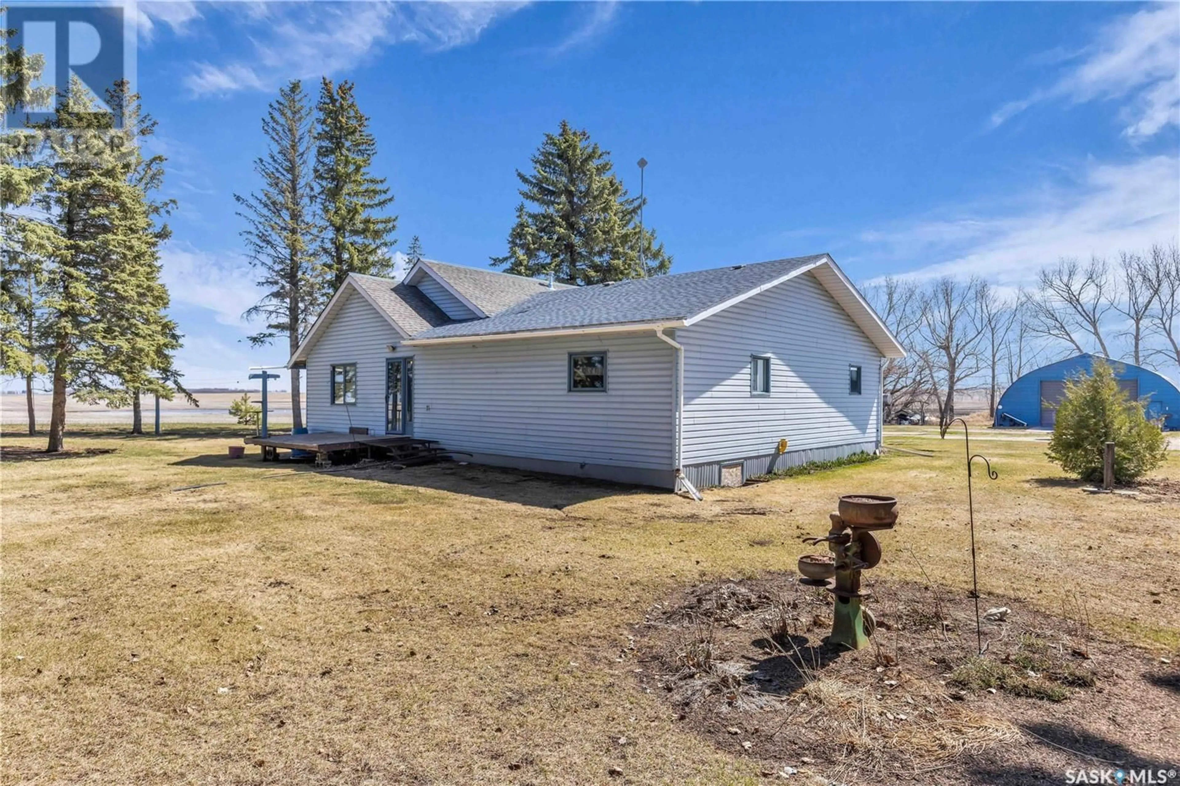 A pic from outside/outdoor area/front of a property/back of a property/a pic from drone, unknown for TESSIER ACREAGE, St. Louis RM No. 431 Saskatchewan S6V5B7