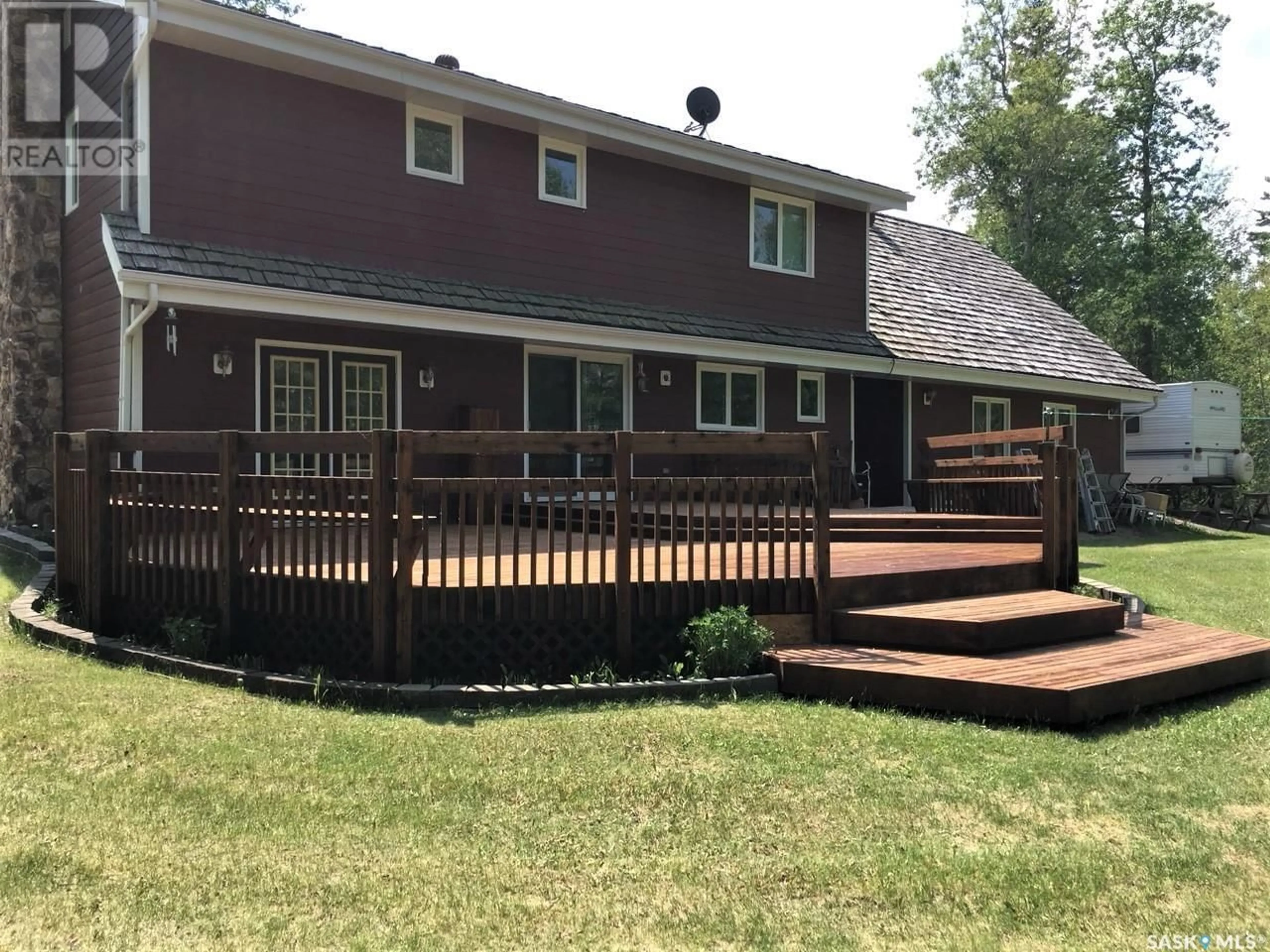 Patio, mountain view for RYAN ACREAGE, Hudson Bay Rm No. 394 Saskatchewan S0E0Y0