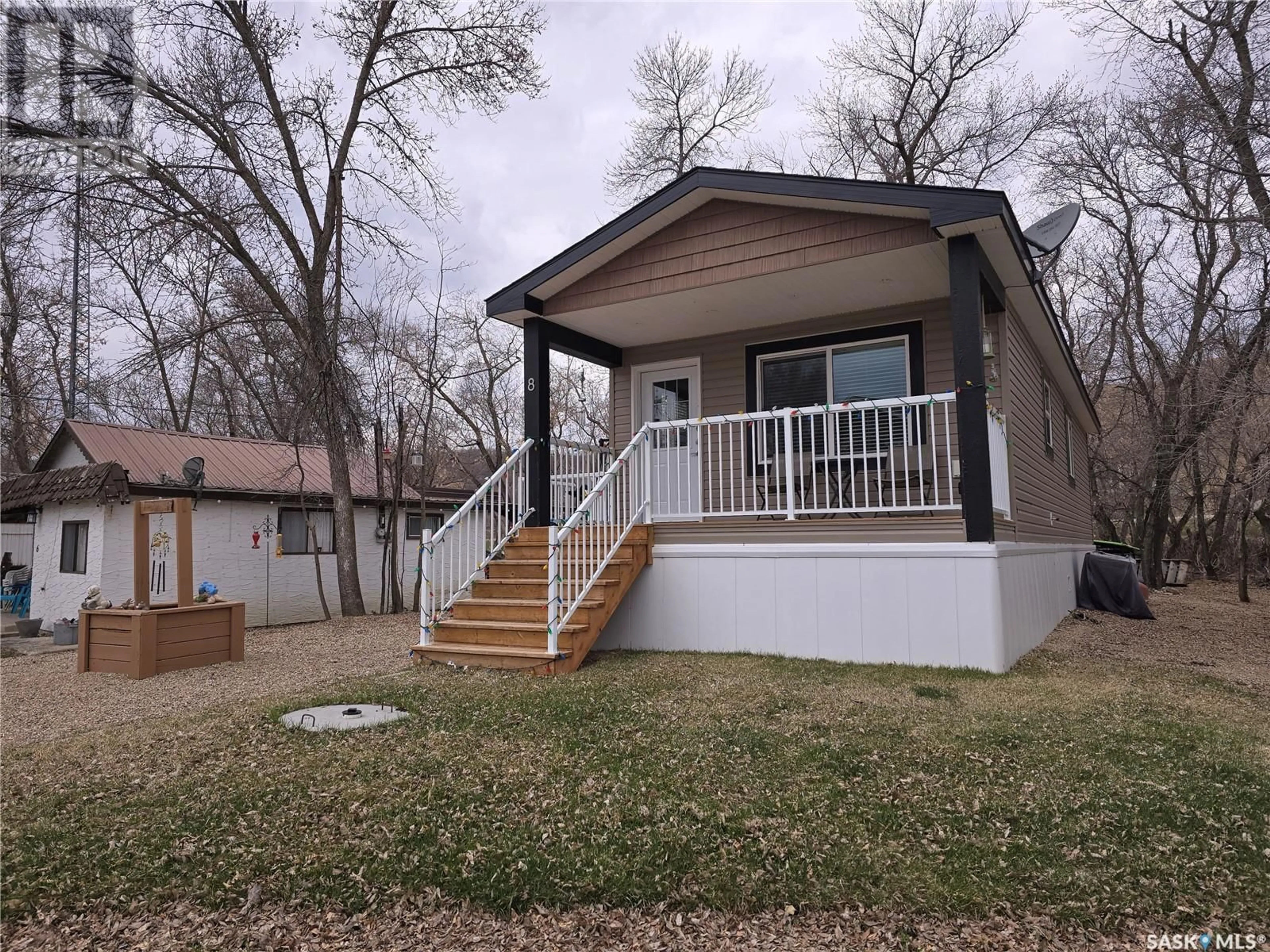 Home with vinyl exterior material, street for 8 OBENAUER DRIVE, Crooked Lake Saskatchewan S0G2B0