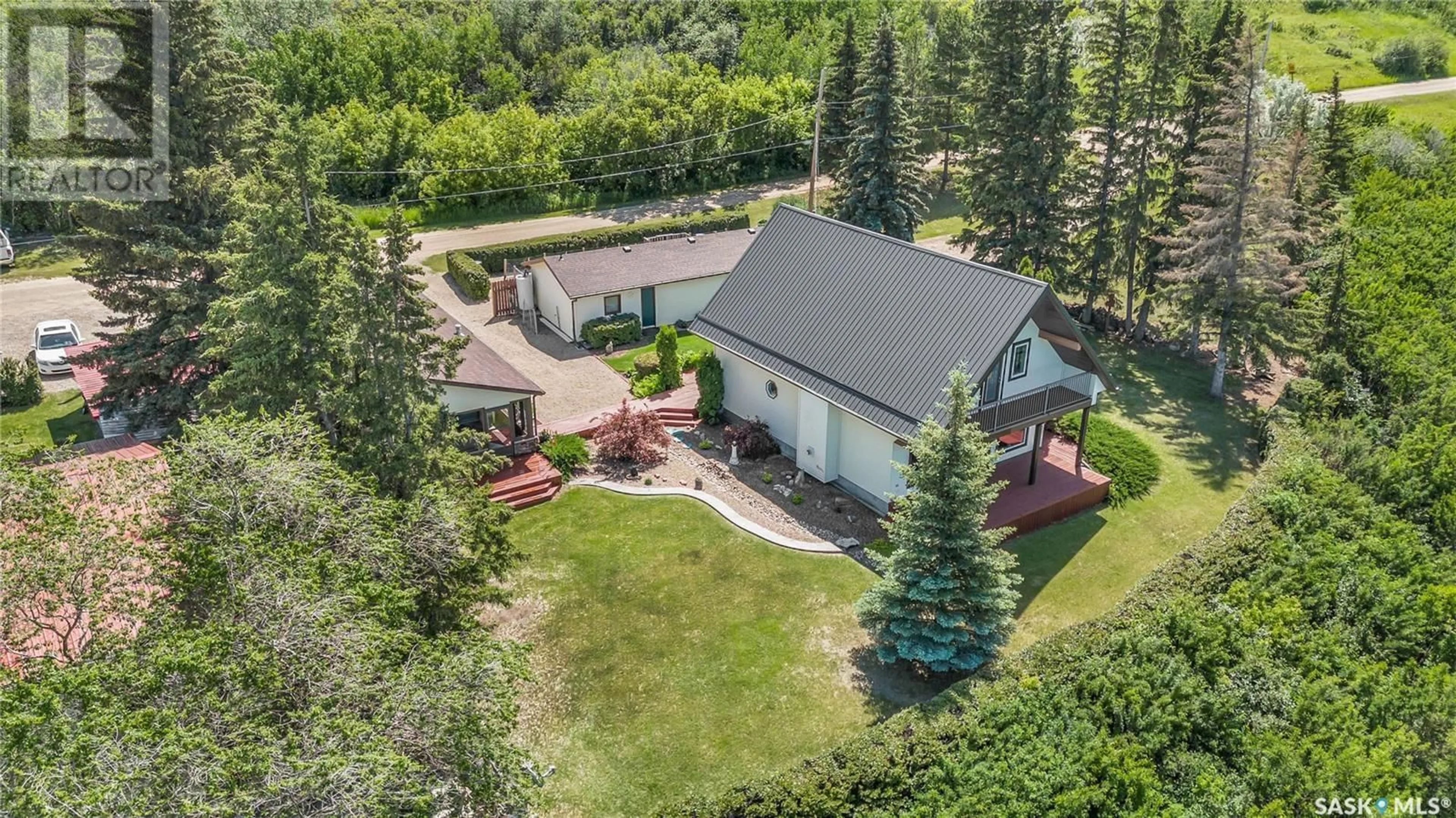 A pic from outside/outdoor area/front of a property/back of a property/a pic from drone, unknown for 8612 ARCHDEKIN DRIVE, Cochin Saskatchewan S0M0L0