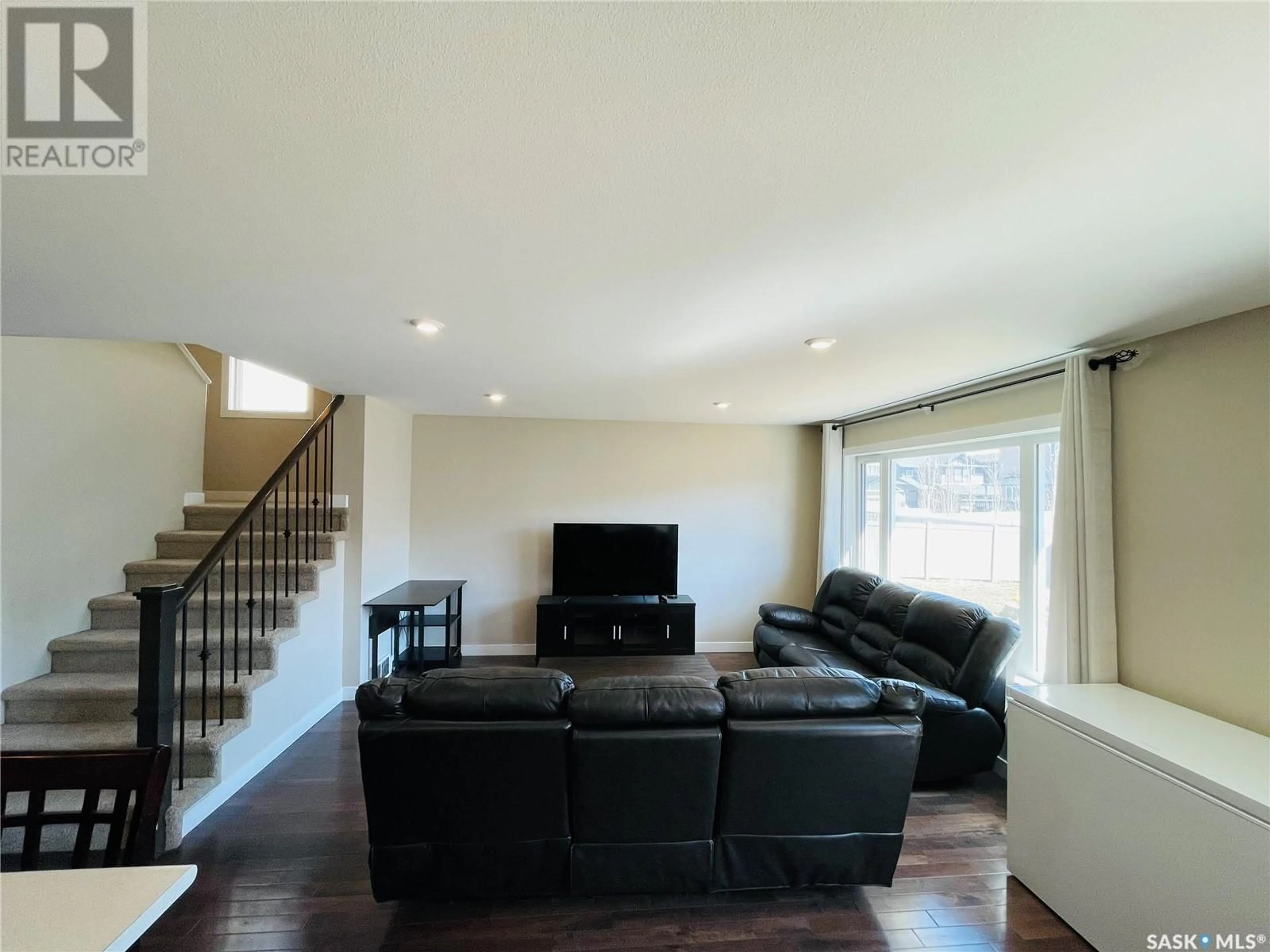 Living room with furniture, unknown for 5657 PEARSALL CRESCENT, Regina Saskatchewan S4W0K2