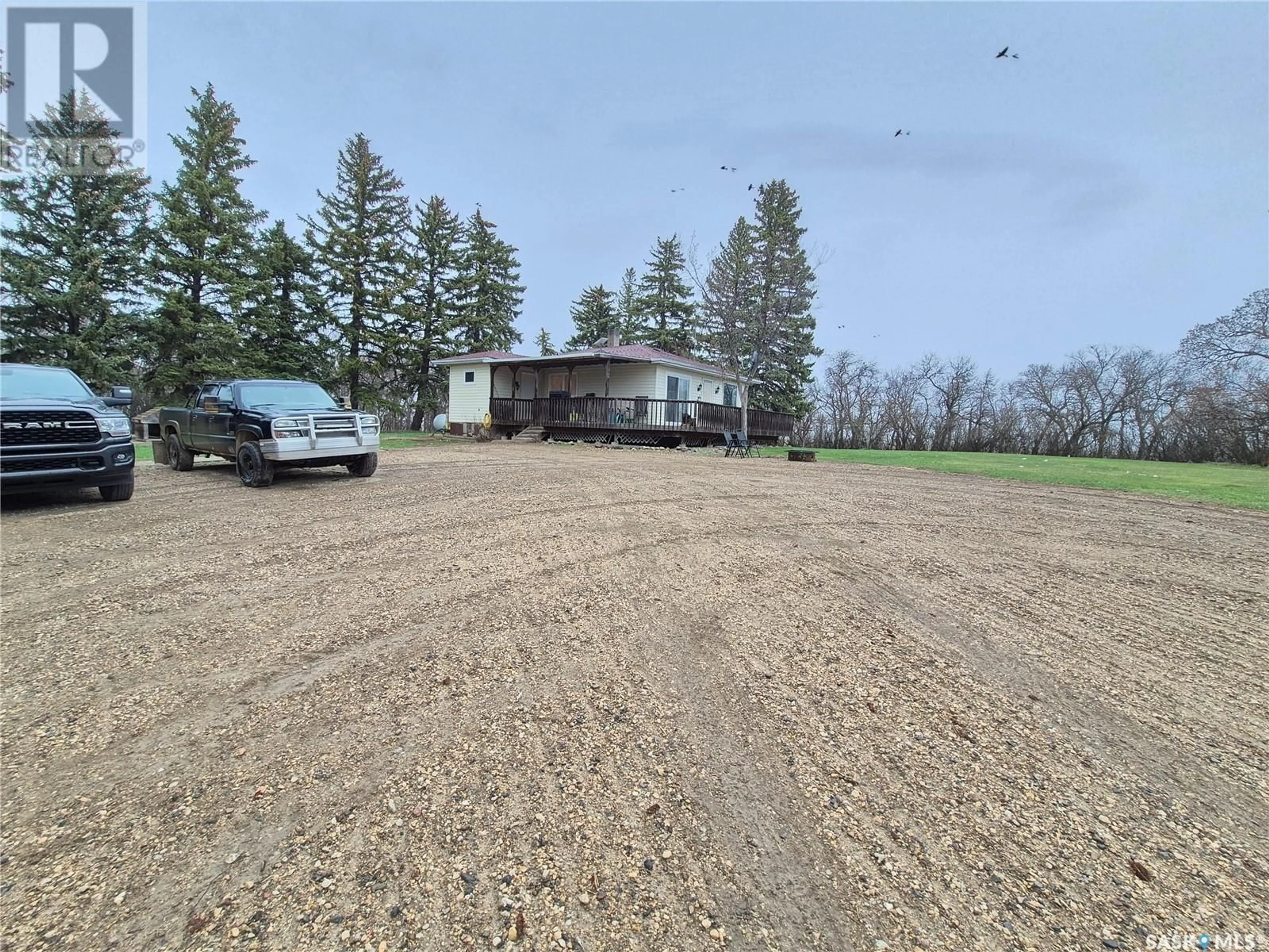 A pic from outside/outdoor area/front of a property/back of a property/a pic from drone, building for NORTON ACREAGE, Pangman Saskatchewan S0C2C0