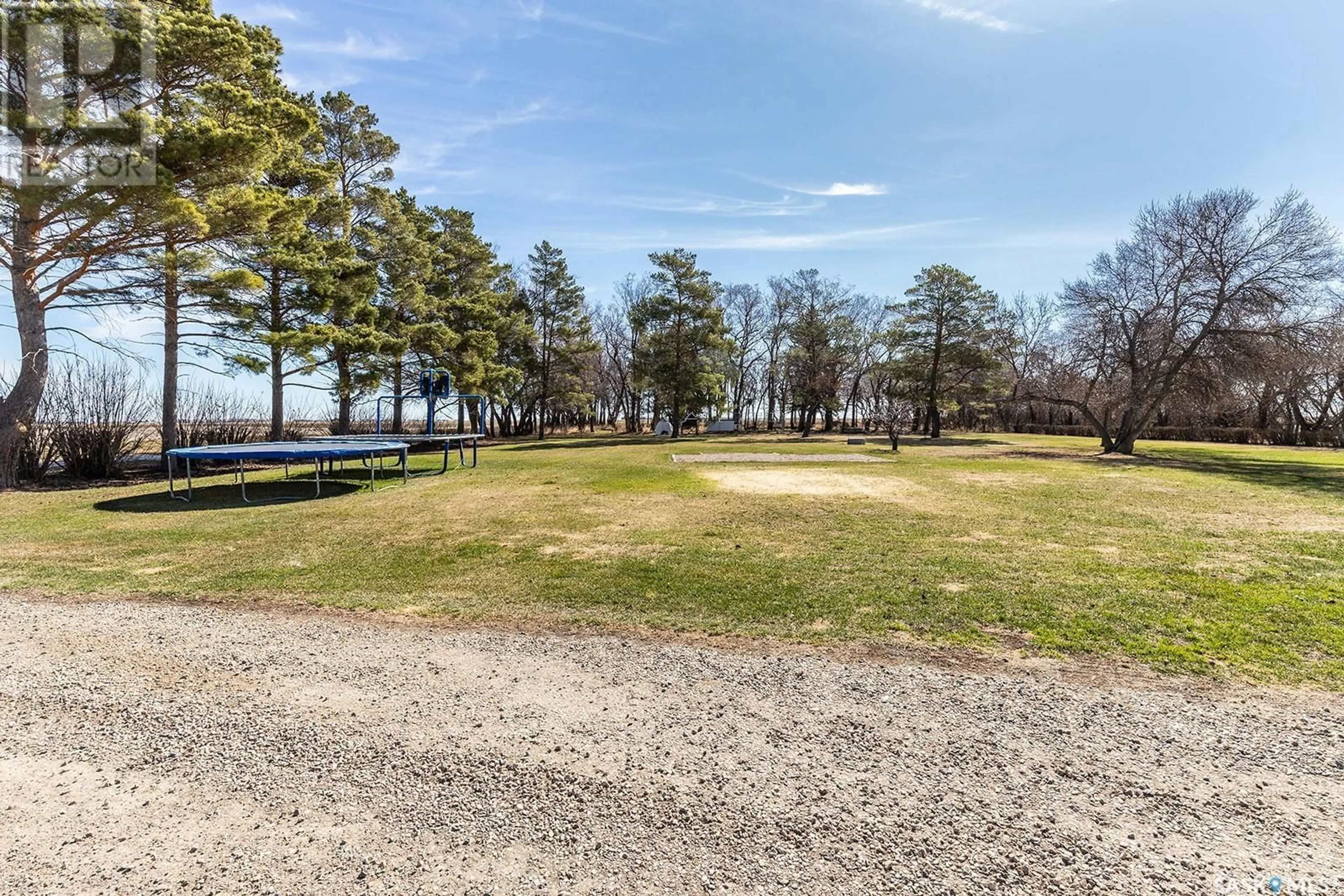 A pic from outside/outdoor area/front of a property/back of a property/a pic from drone, water/lake/river/ocean view for BROWN ACREAGE, Laird Rm No. 404 Saskatchewan S0K1Z0