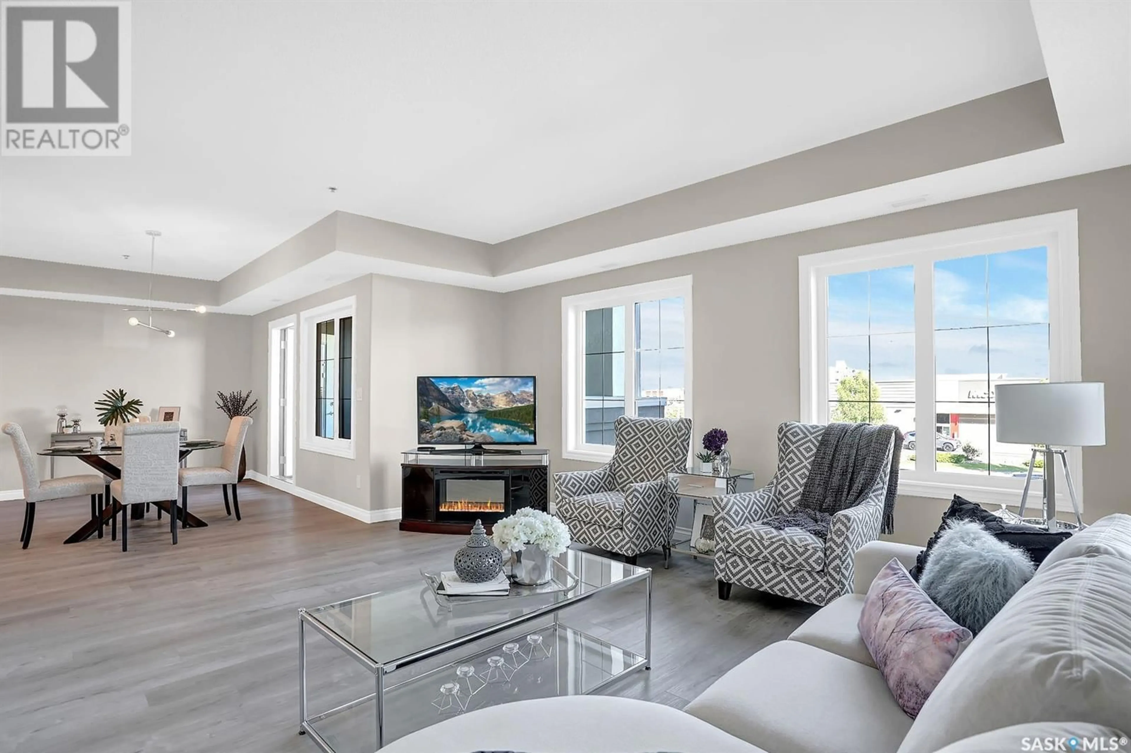 Living room with furniture, unknown for 4594 - 407 HARBOUR LANDING DRIVE, Regina Saskatchewan S4W0R8
