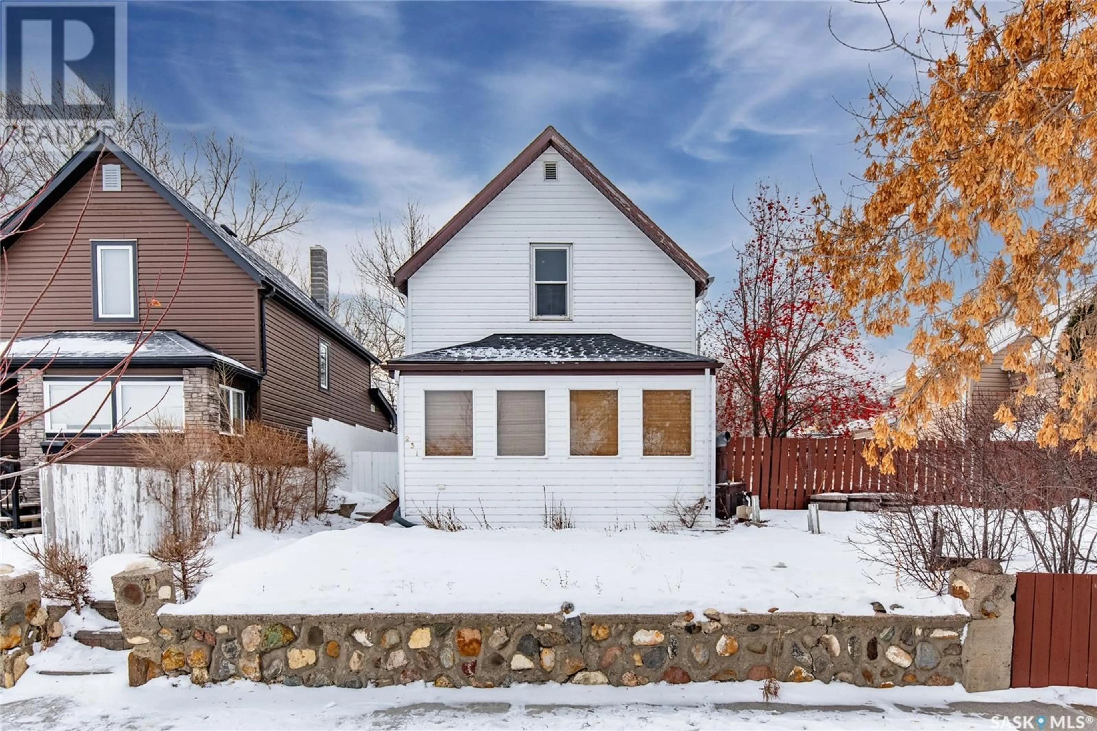 Home with brick exterior material, street for 231 HOME STREET, Moose Jaw Saskatchewan S6H4X4