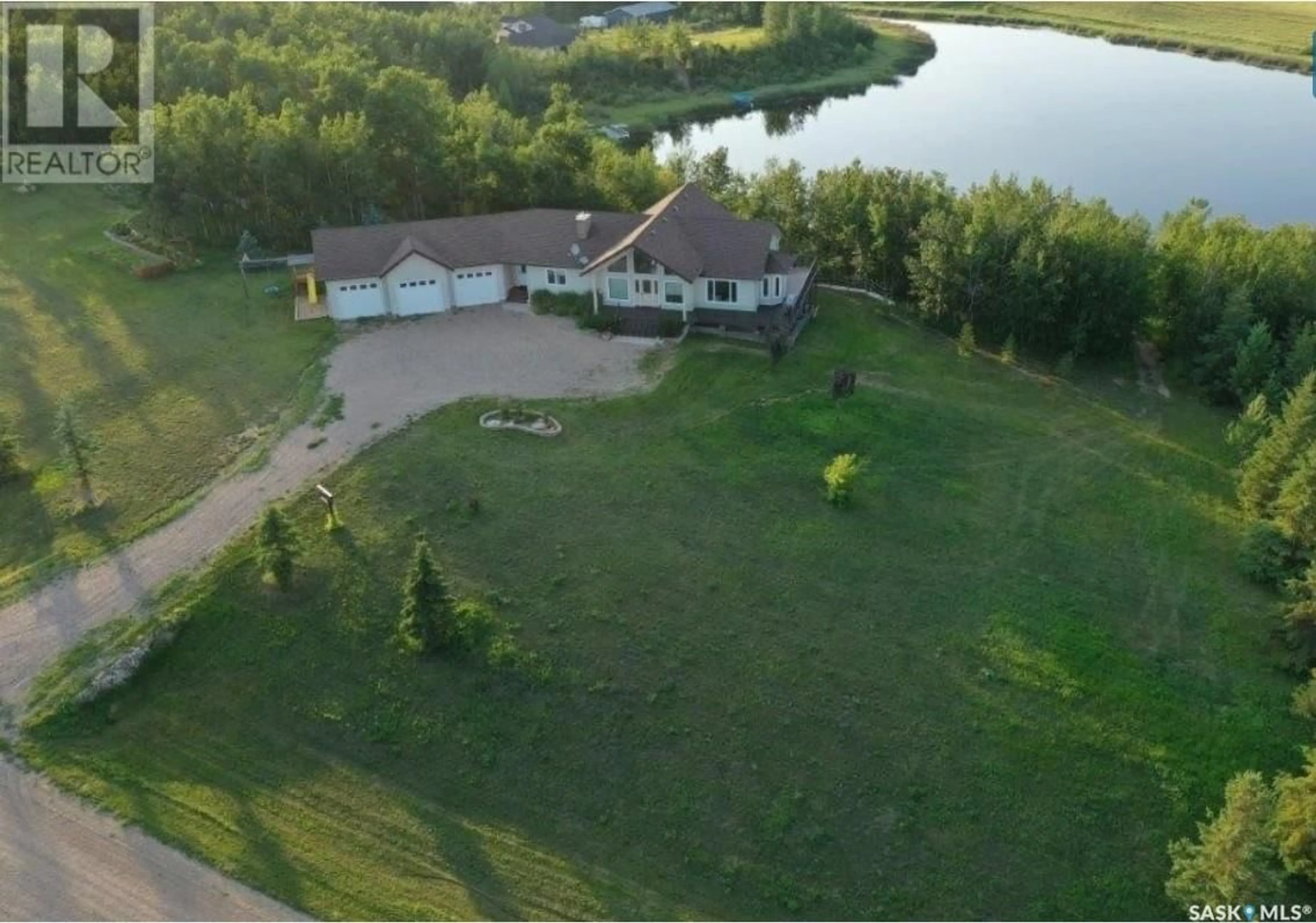 A pic from outside/outdoor area/front of a property/back of a property/a pic from drone, water/lake/river/ocean view for D'AMOUR LAKE, Leask Rm No. 464 Saskatchewan S0J1M0