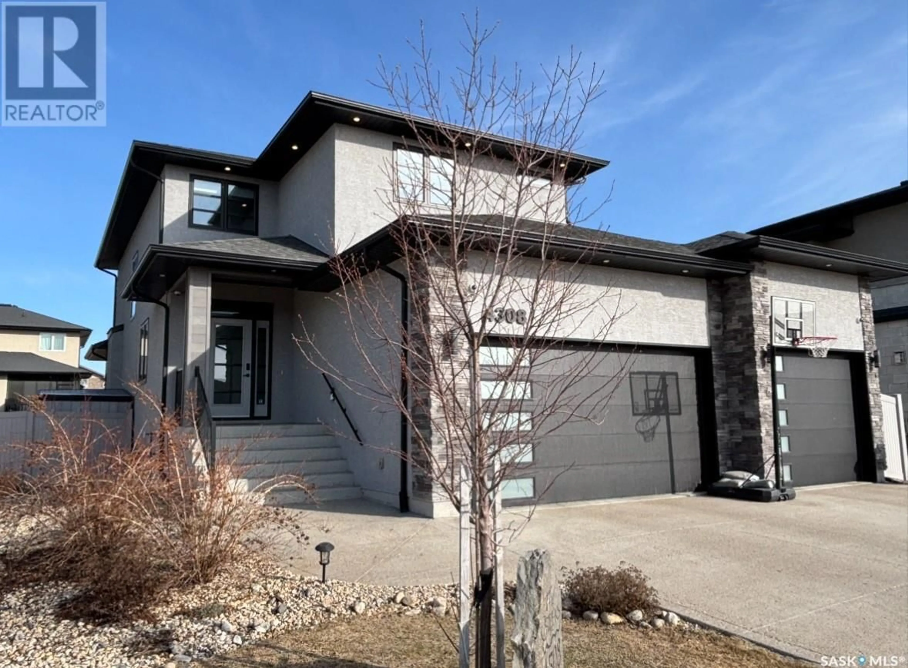 Home with brick exterior material, street for 4308 SAGE DRIVE, Regina Saskatchewan S4V3L5