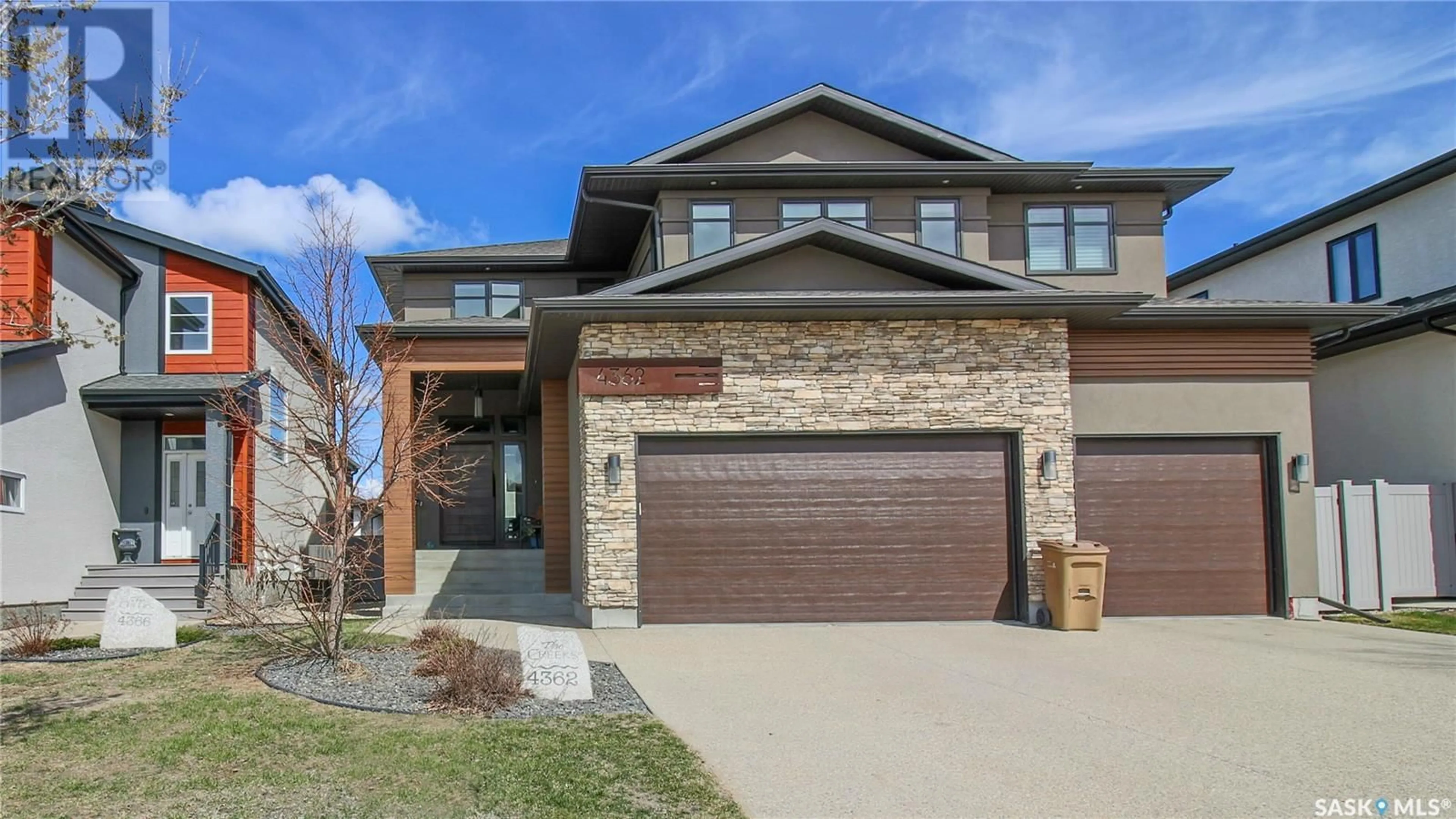Home with brick exterior material, street for 4362 SAGE DRIVE, Regina Saskatchewan S4V3L5