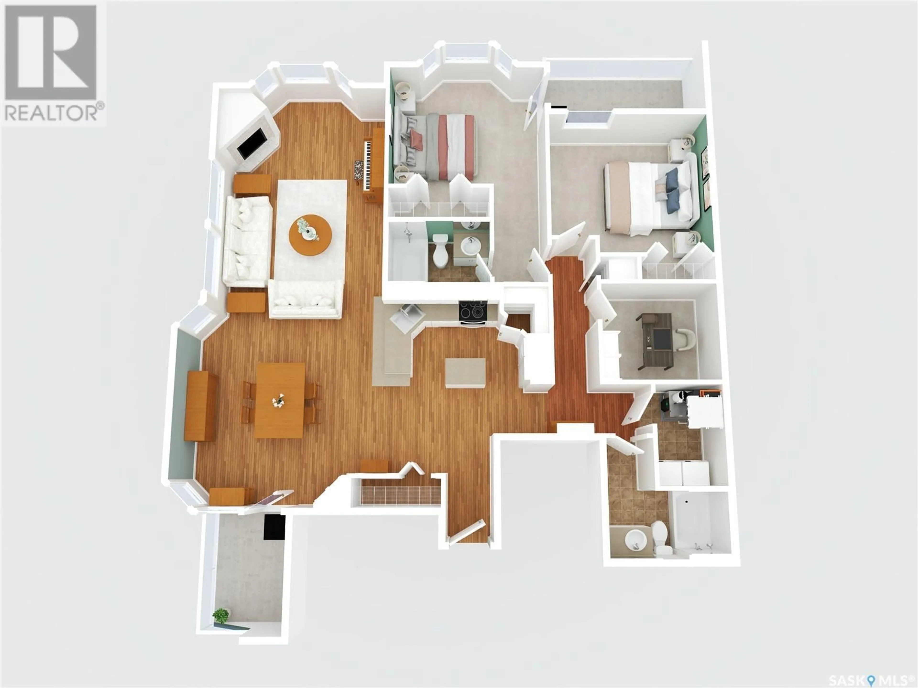 Floor plan for 204 - 544 RIVER STREET, Prince Albert Saskatchewan S6V0A6