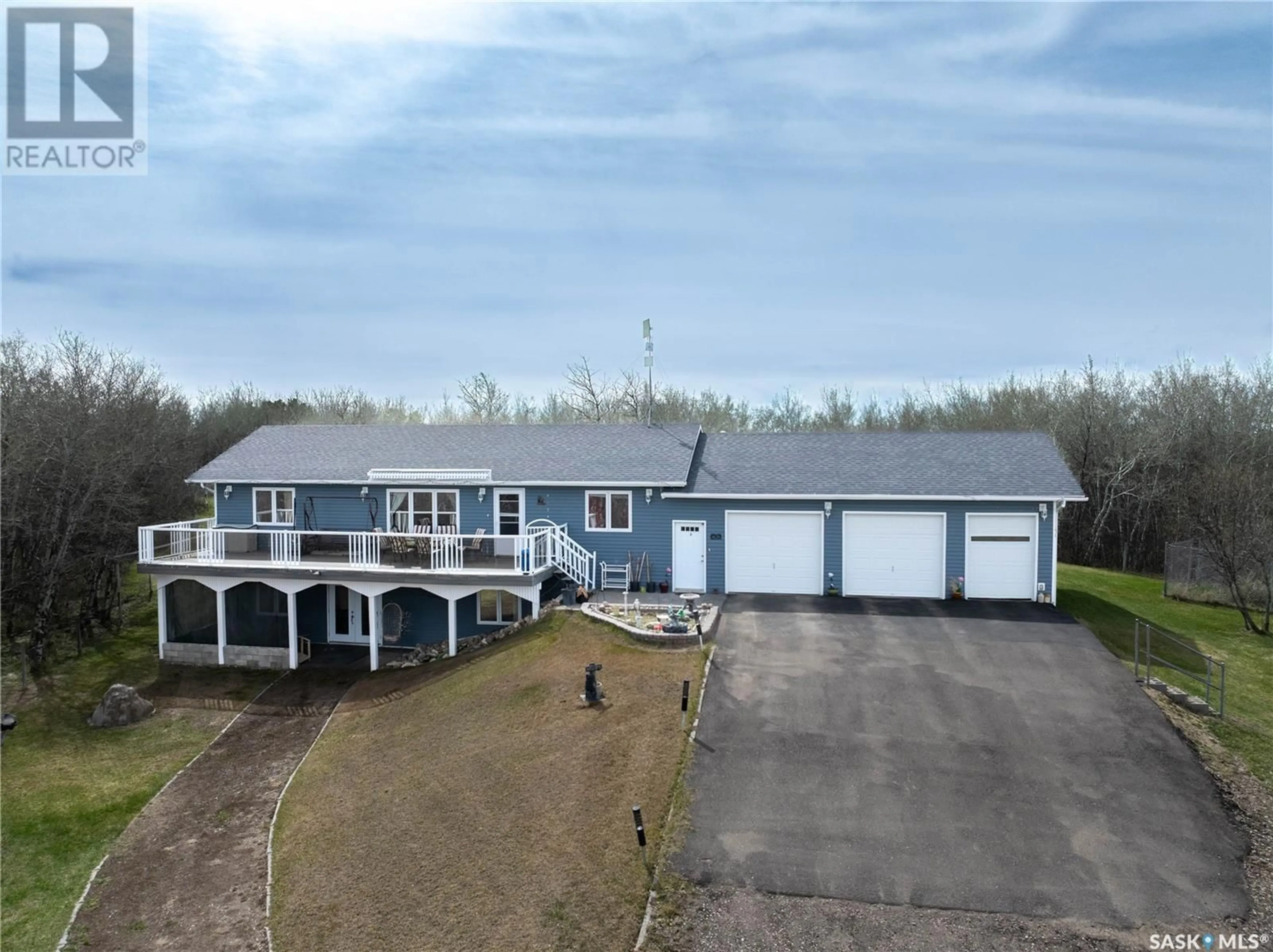 A pic from outside/outdoor area/front of a property/back of a property/a pic from drone, building for PHOENIX ACREAGE, Vanscoy Rm No. 345 Saskatchewan S0L0P0