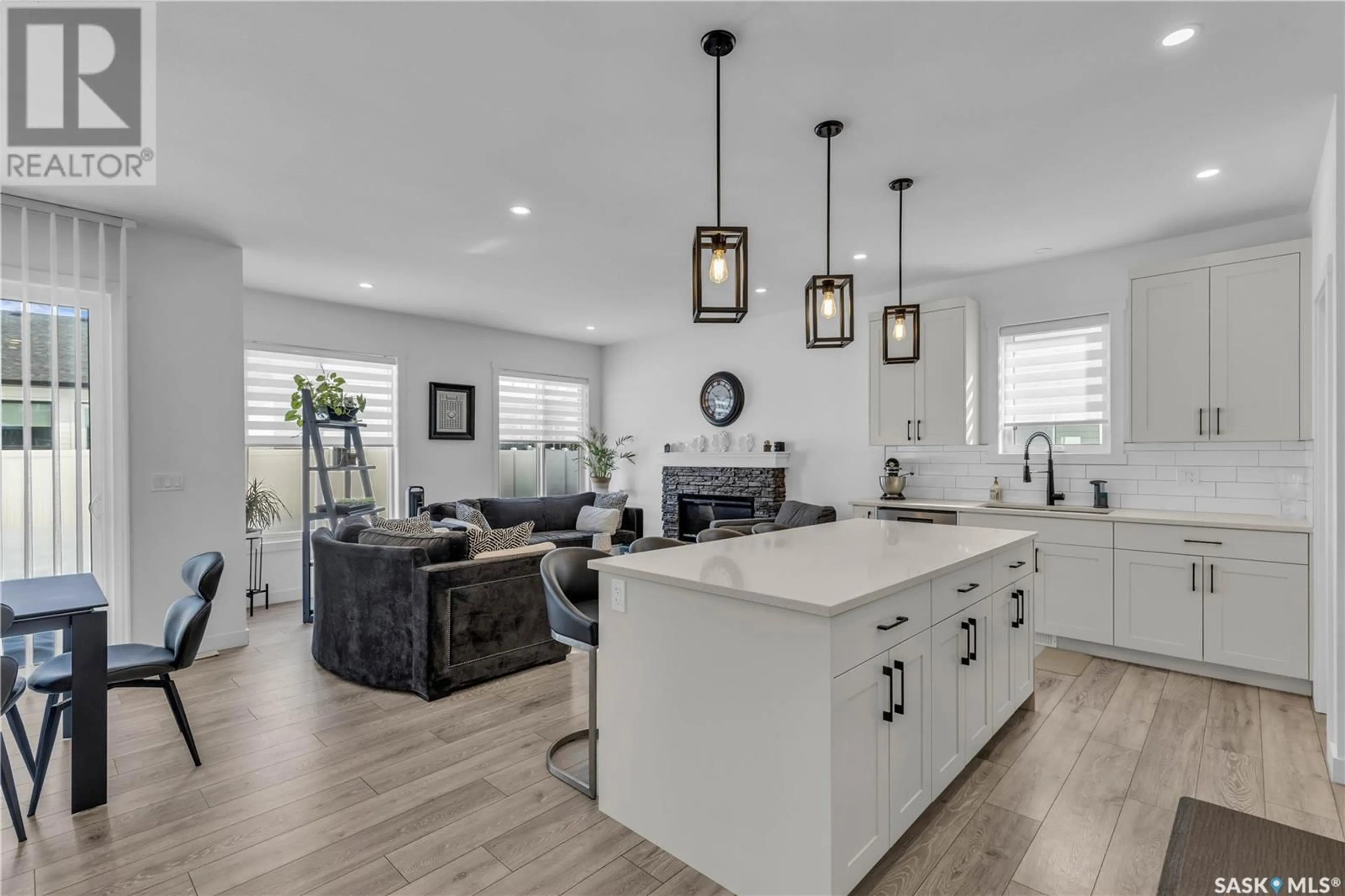 Open concept kitchen, ceramic/tile floor for 2415 ROSEWOOD DRIVE, Saskatoon Saskatchewan S7V0Z3