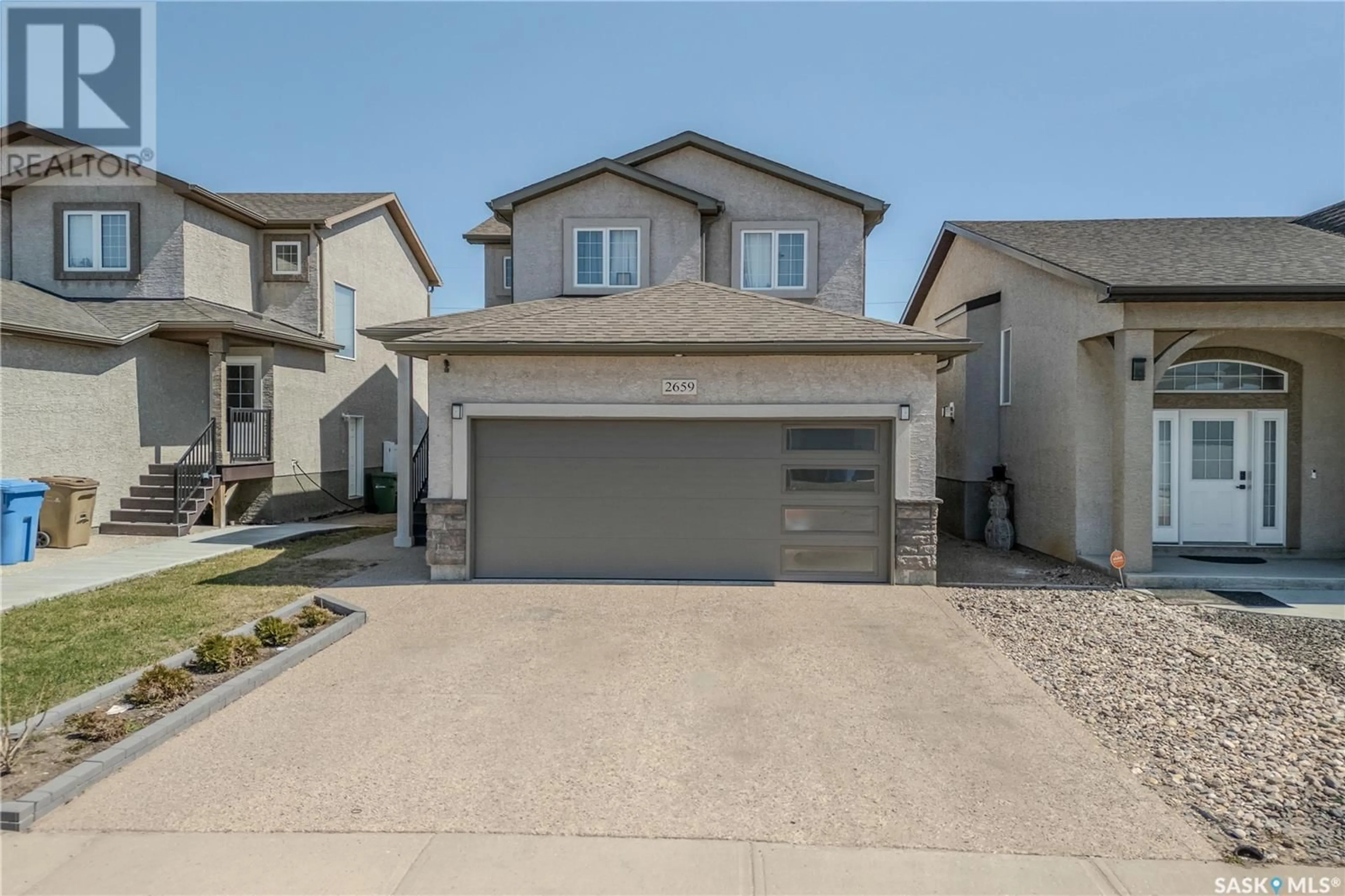 Home with vinyl exterior material, street for 2659 MAKOWSKY CRESCENT, Regina Saskatchewan S4X0M5
