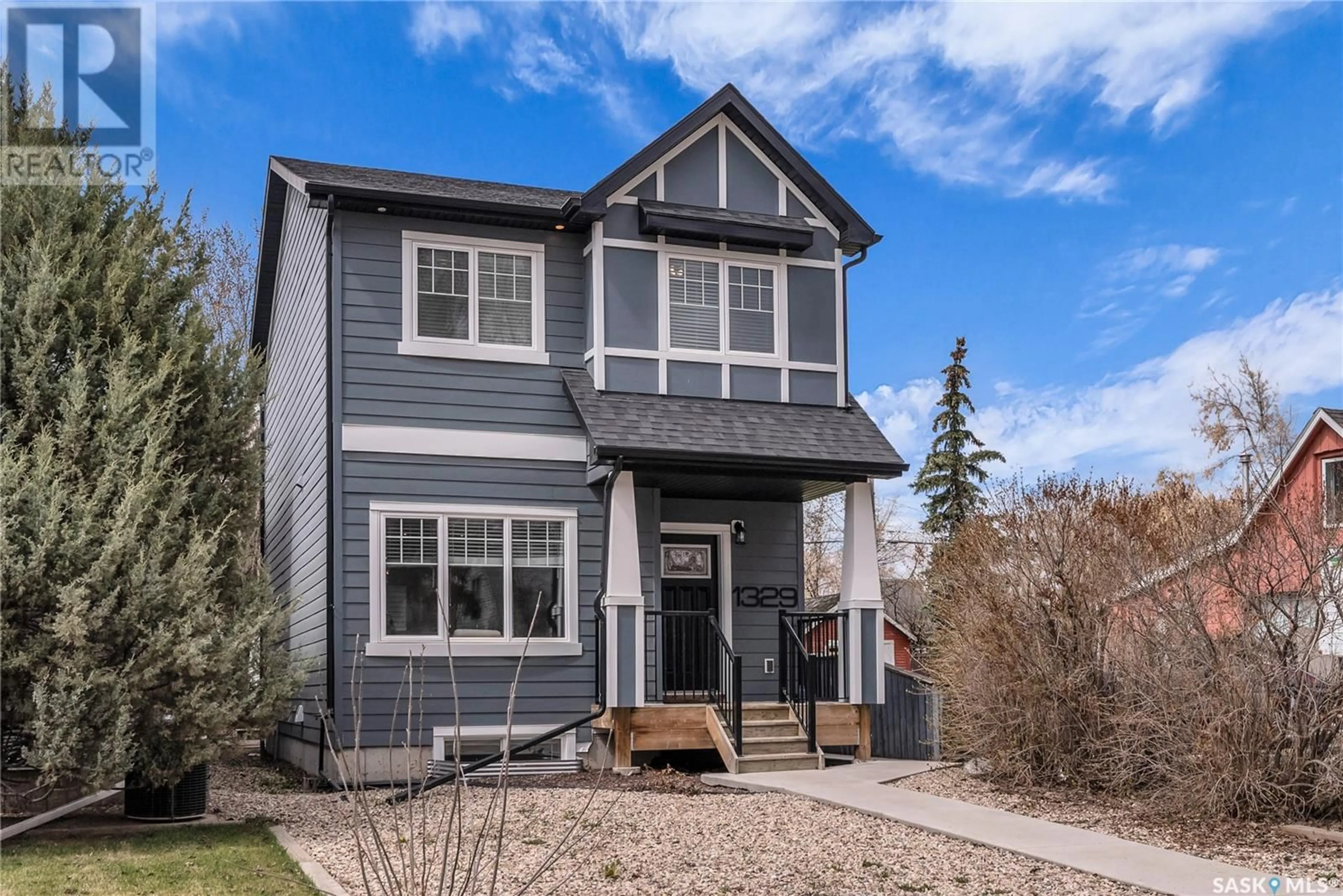 Home with vinyl exterior material, street for 1329 2ND AVENUE, Saskatoon Saskatchewan S7K2E6