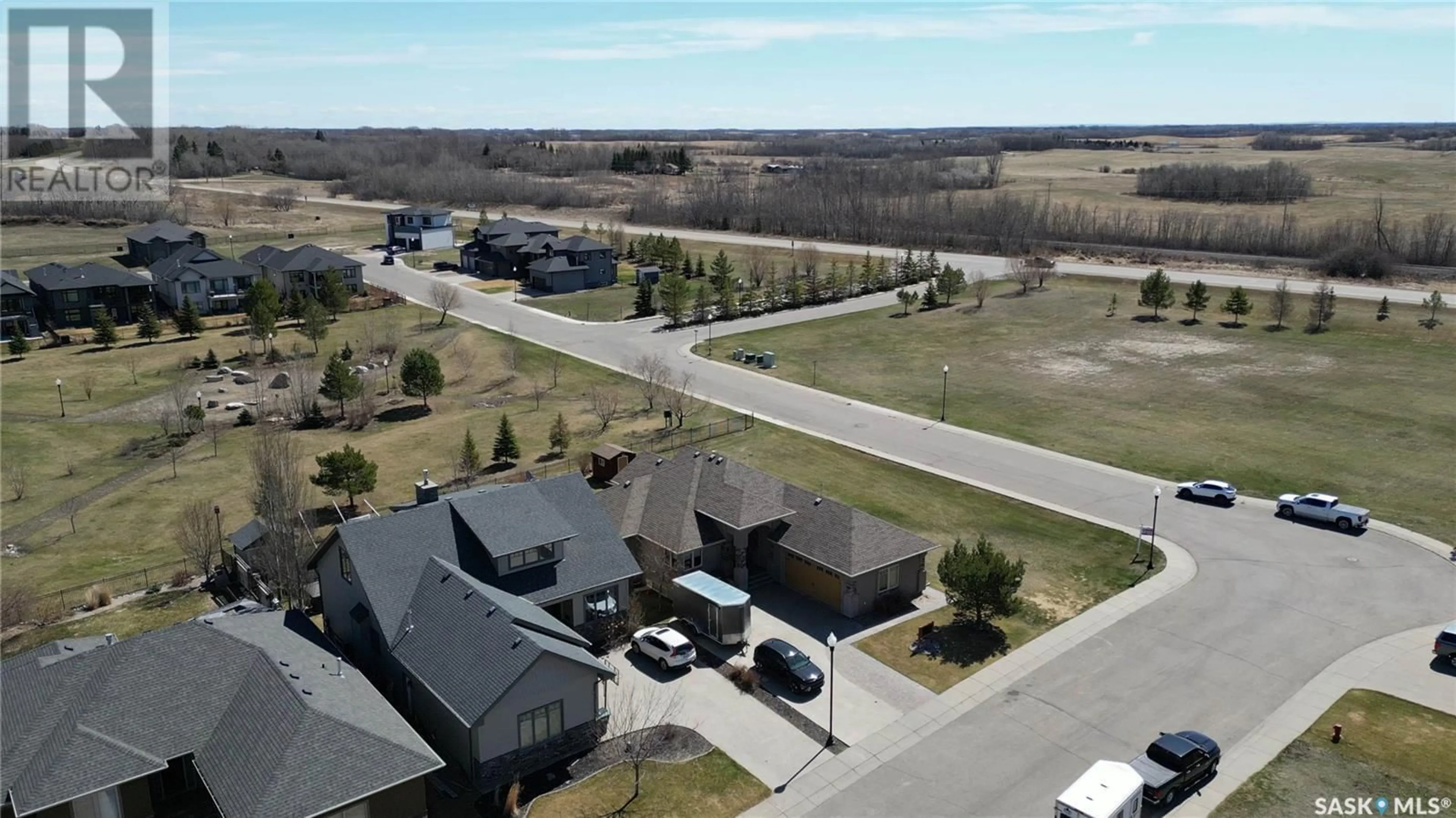 A pic from outside/outdoor area/front of a property/back of a property/a pic from drone, street for 6 GURNEY CRESCENT, Prince Albert Saskatchewan S6X0A7