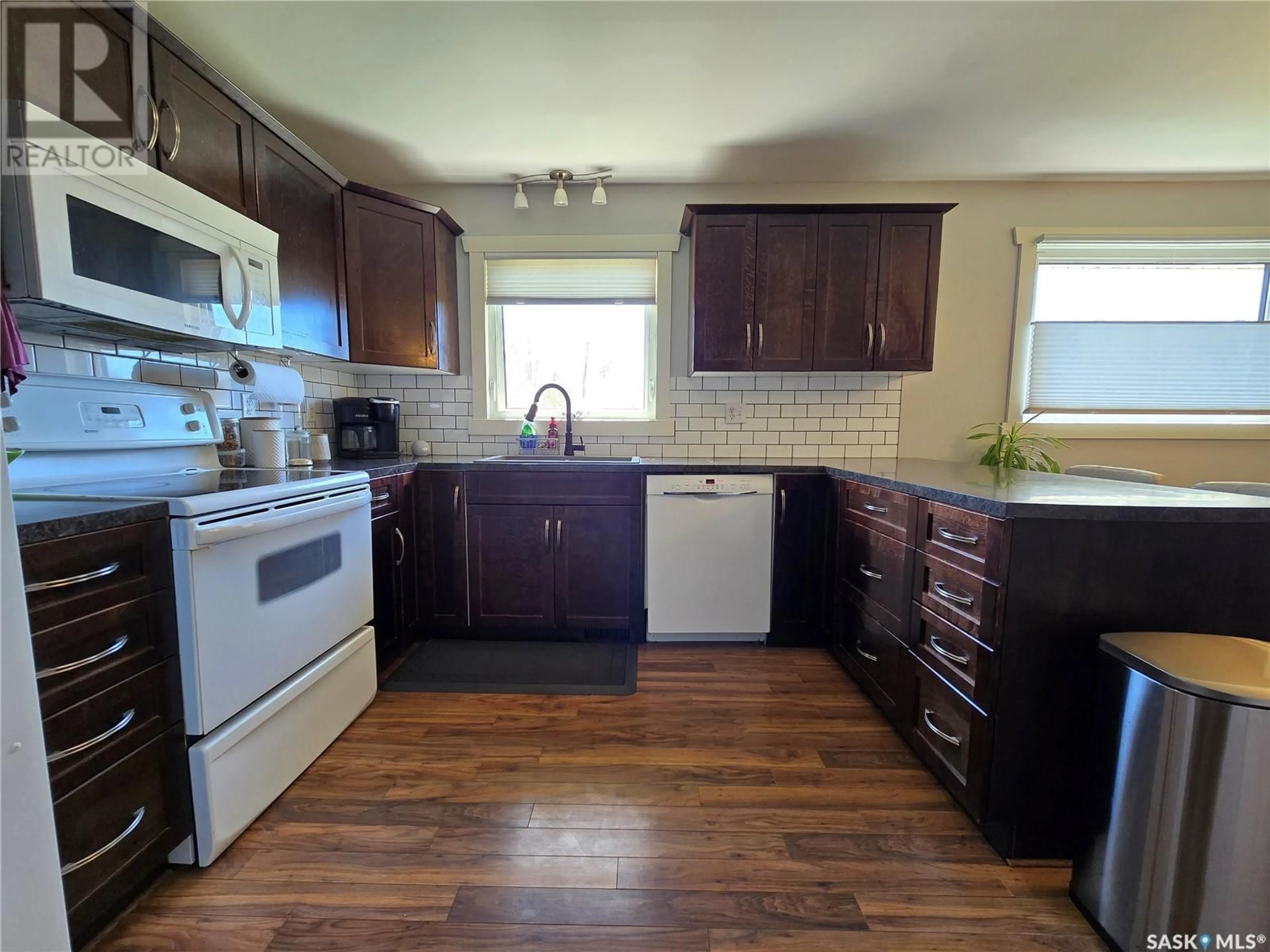 Standard kitchen, wood/laminate floor for 229 3RD STREET, North Weyburn Saskatchewan S0C1X0