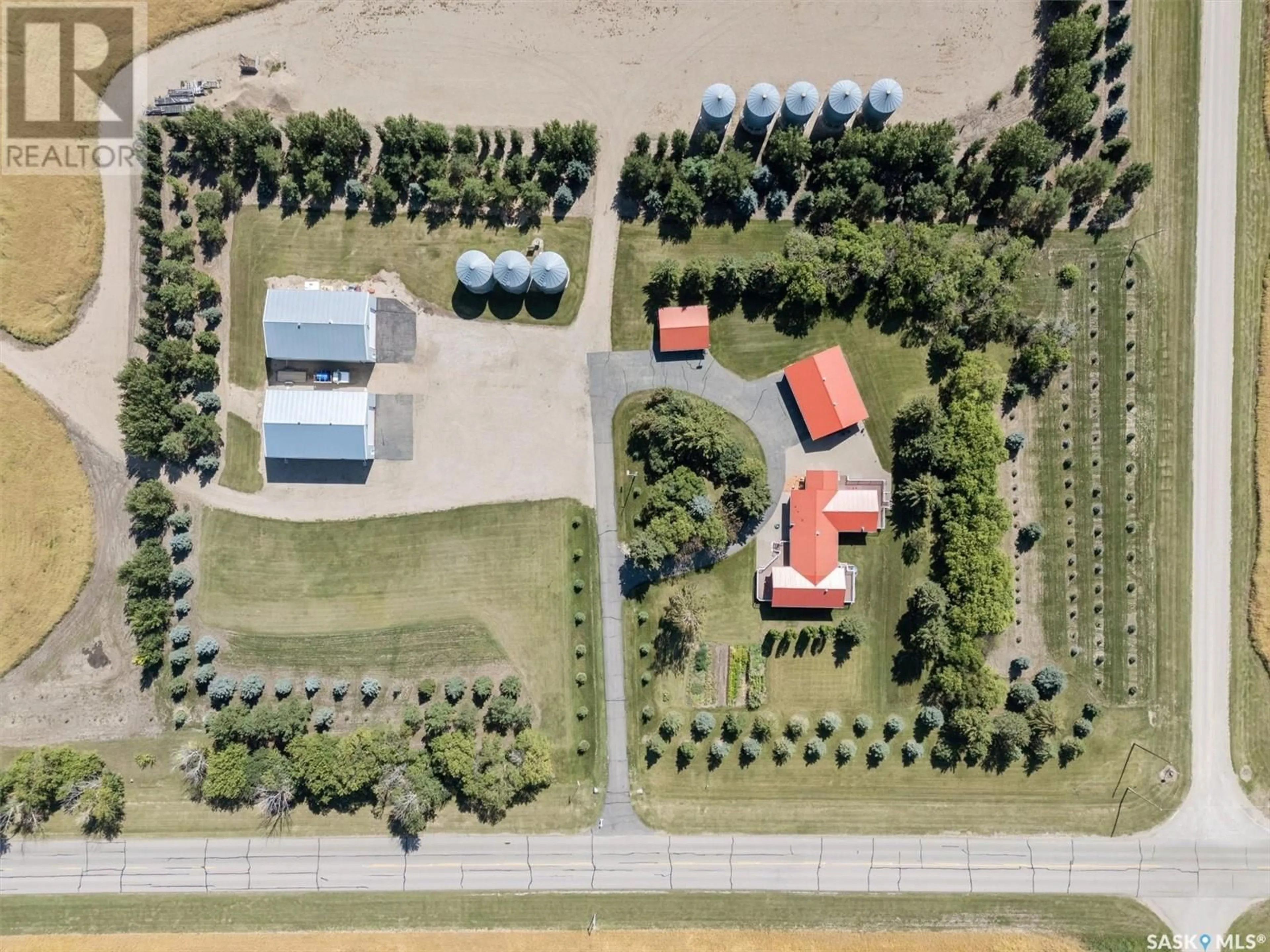 A pic from outside/outdoor area/front of a property/back of a property/a pic from drone, street for MERRIFIELD ACREAGE, Usborne Rm No. 310 Saskatchewan S0K4T0