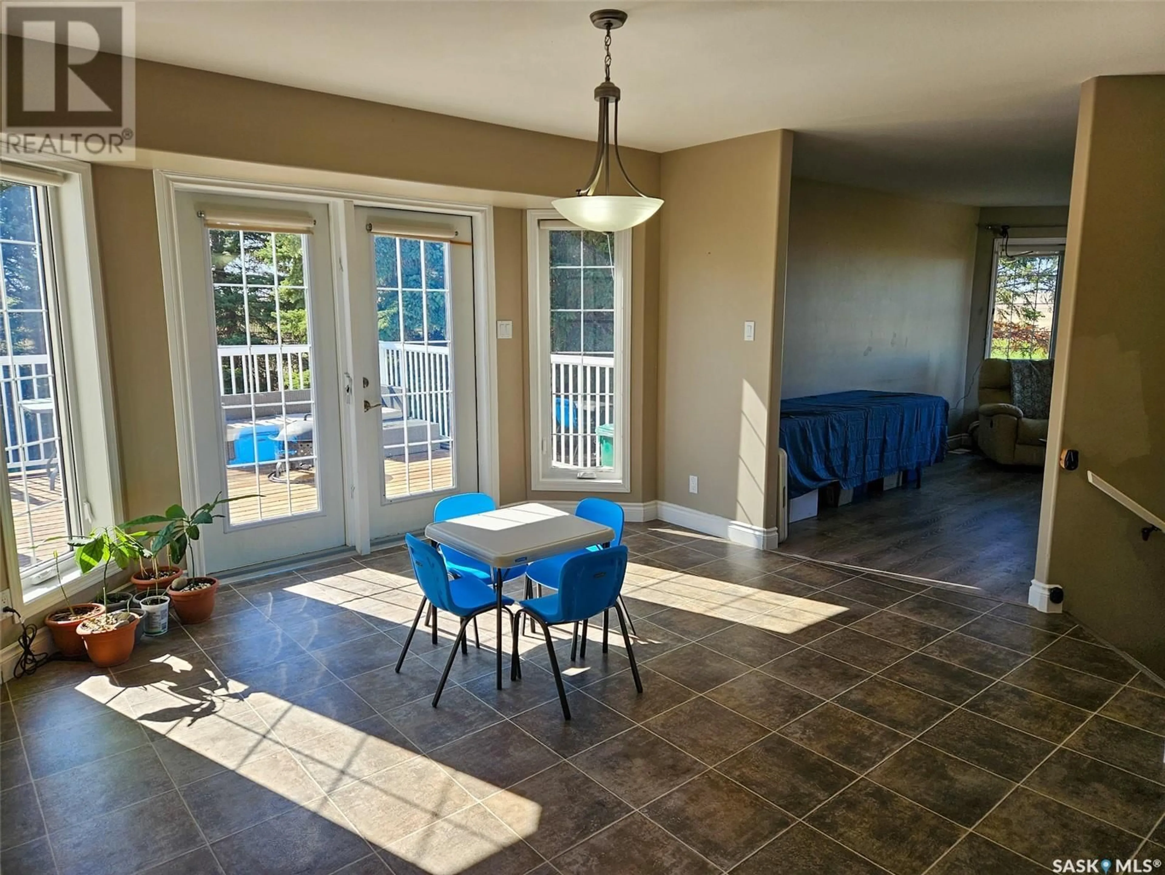Dining room, ceramic/tile floor for OSTROSKY ACREAGE, Carmichael Rm No. 109 Saskatchewan S0N2M0