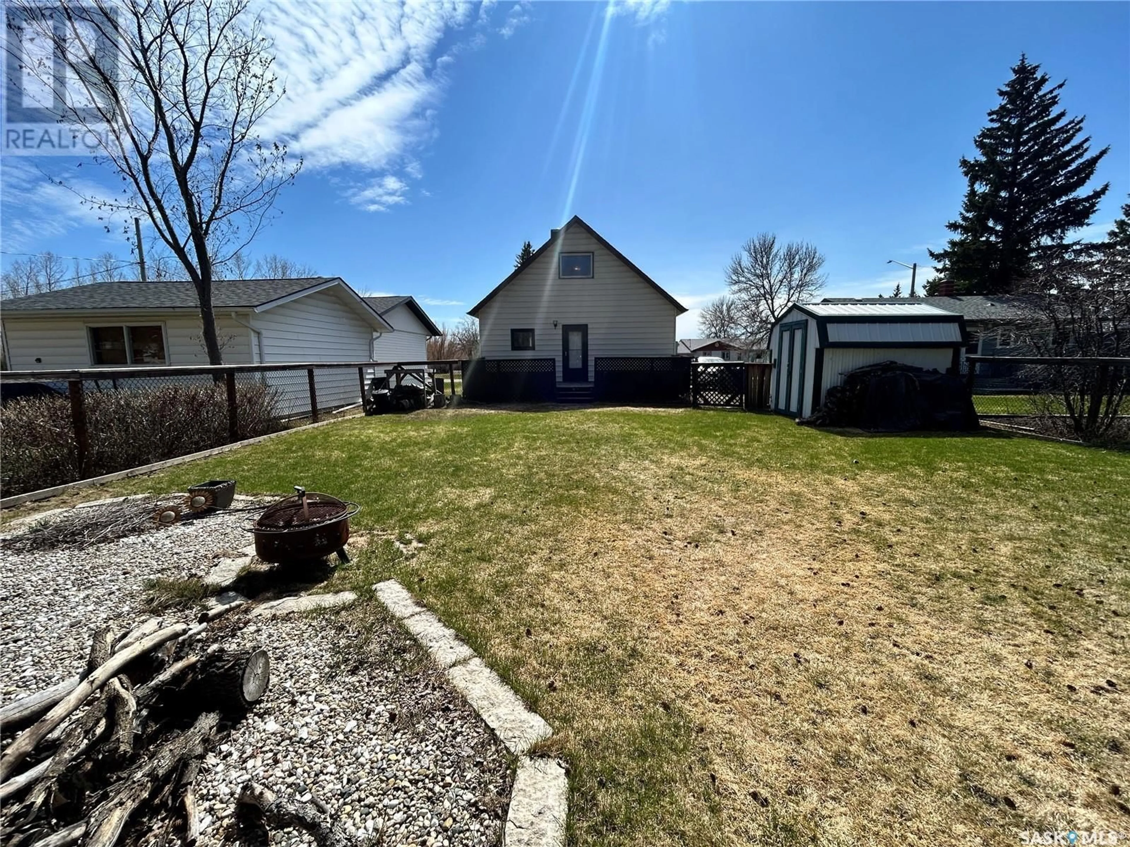 A pic from outside/outdoor area/front of a property/back of a property/a pic from drone, street for 128 TANNER AVENUE, Churchbridge Saskatchewan S0A0M0