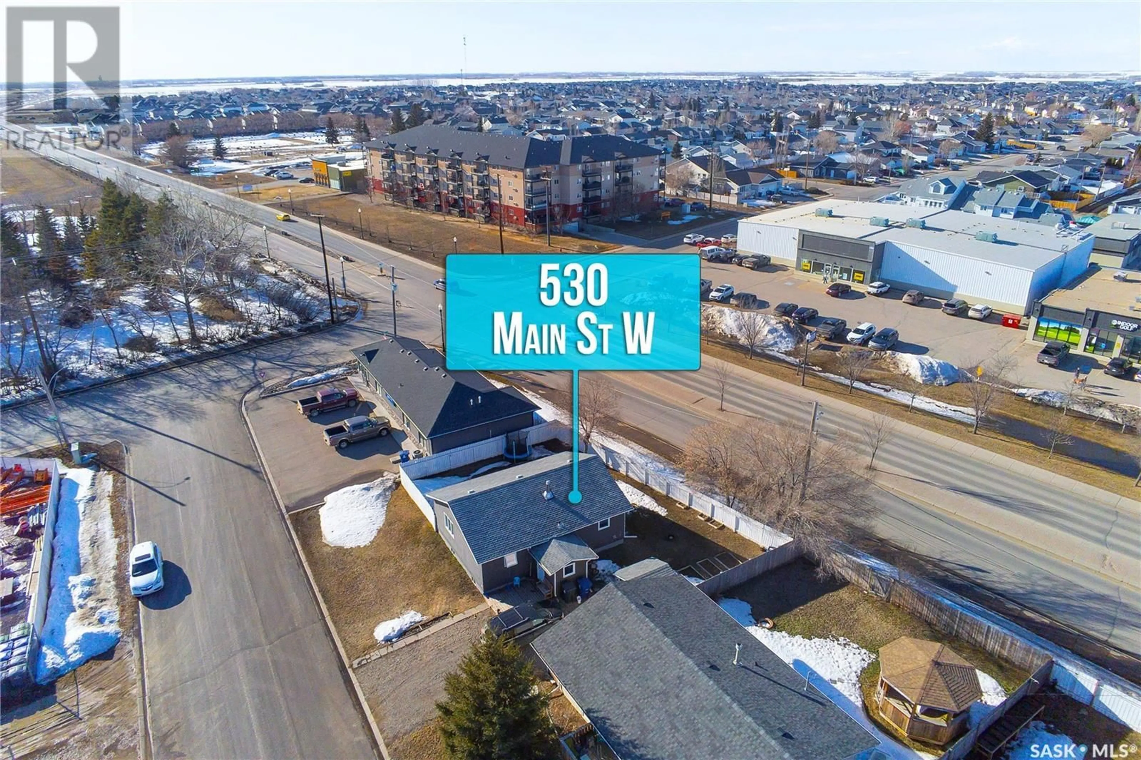 A pic from outside/outdoor area/front of a property/back of a property/a pic from drone, street for 530 MAIN STREET, Warman Saskatchewan S0K4S0