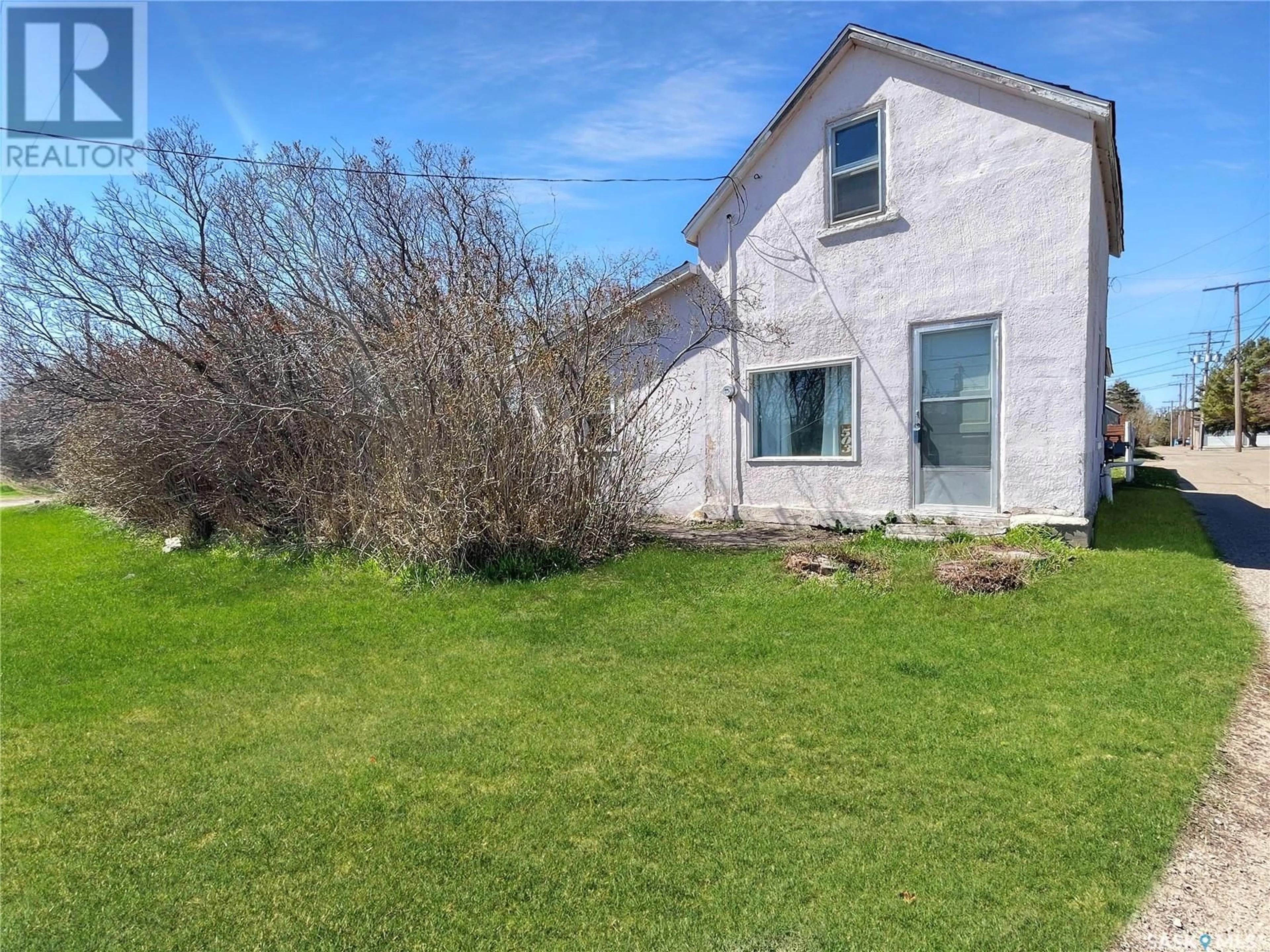 A pic from outside/outdoor area/front of a property/back of a property/a pic from drone, building for 503 YORK STREET, Indian Head Saskatchewan S0G2K0