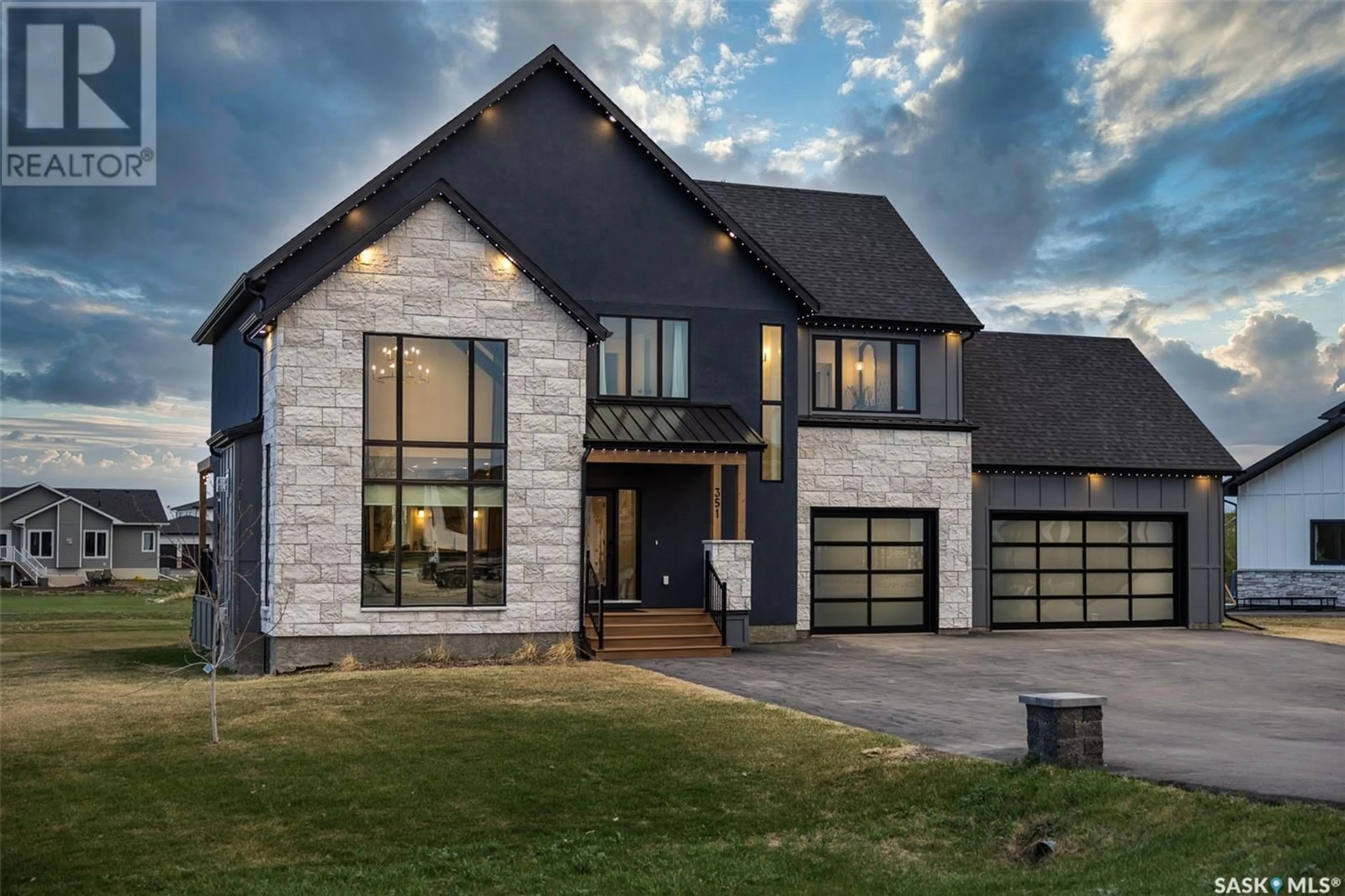 Home with brick exterior material, street for 351 EDGEMONT CRESCENT, Corman Park Rm No. 344 Saskatchewan S7T1A2