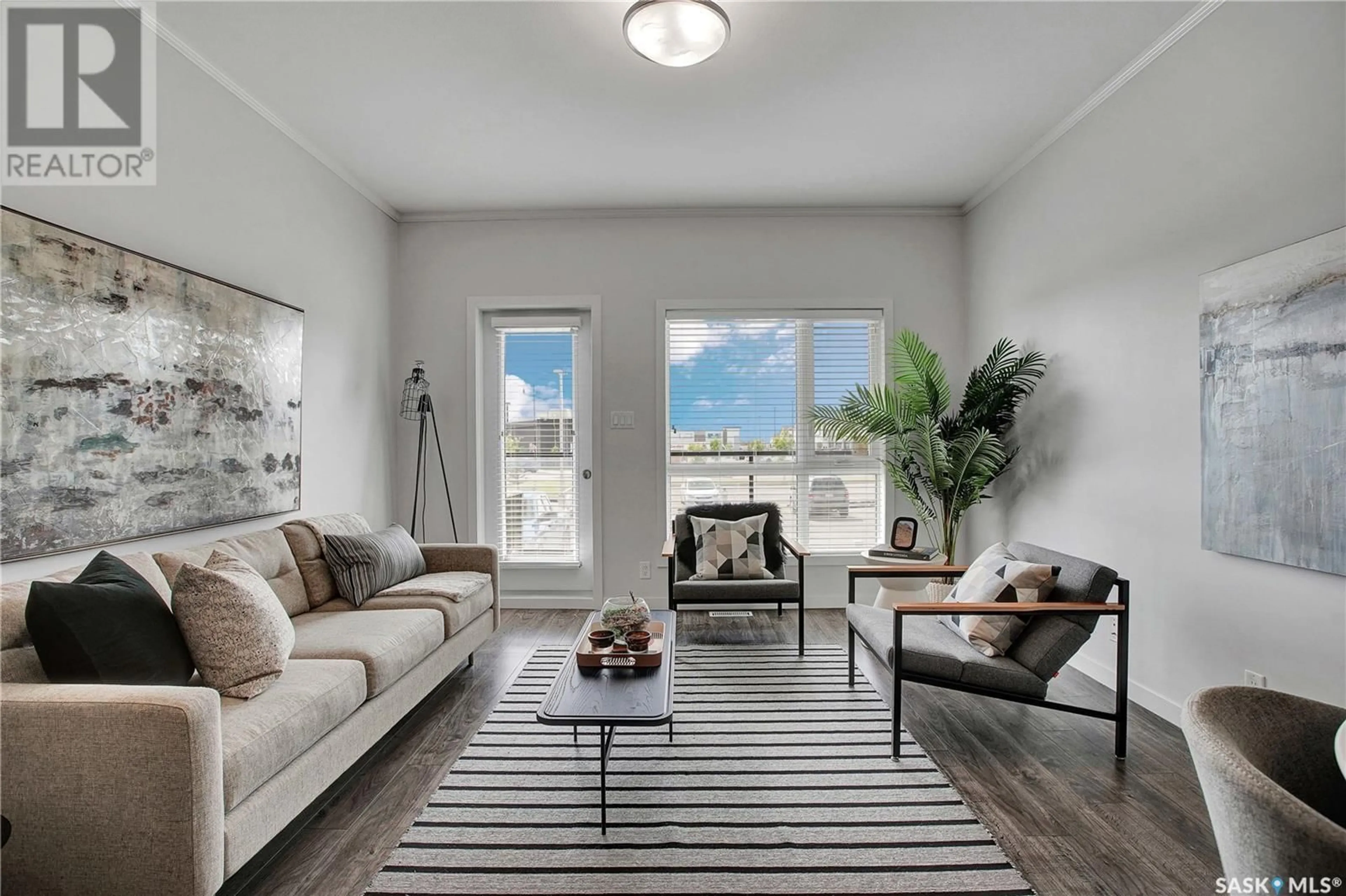 Living room with furniture, unknown for 102 545 HASSARD CLOSE, Saskatoon Saskatchewan S7L6V3