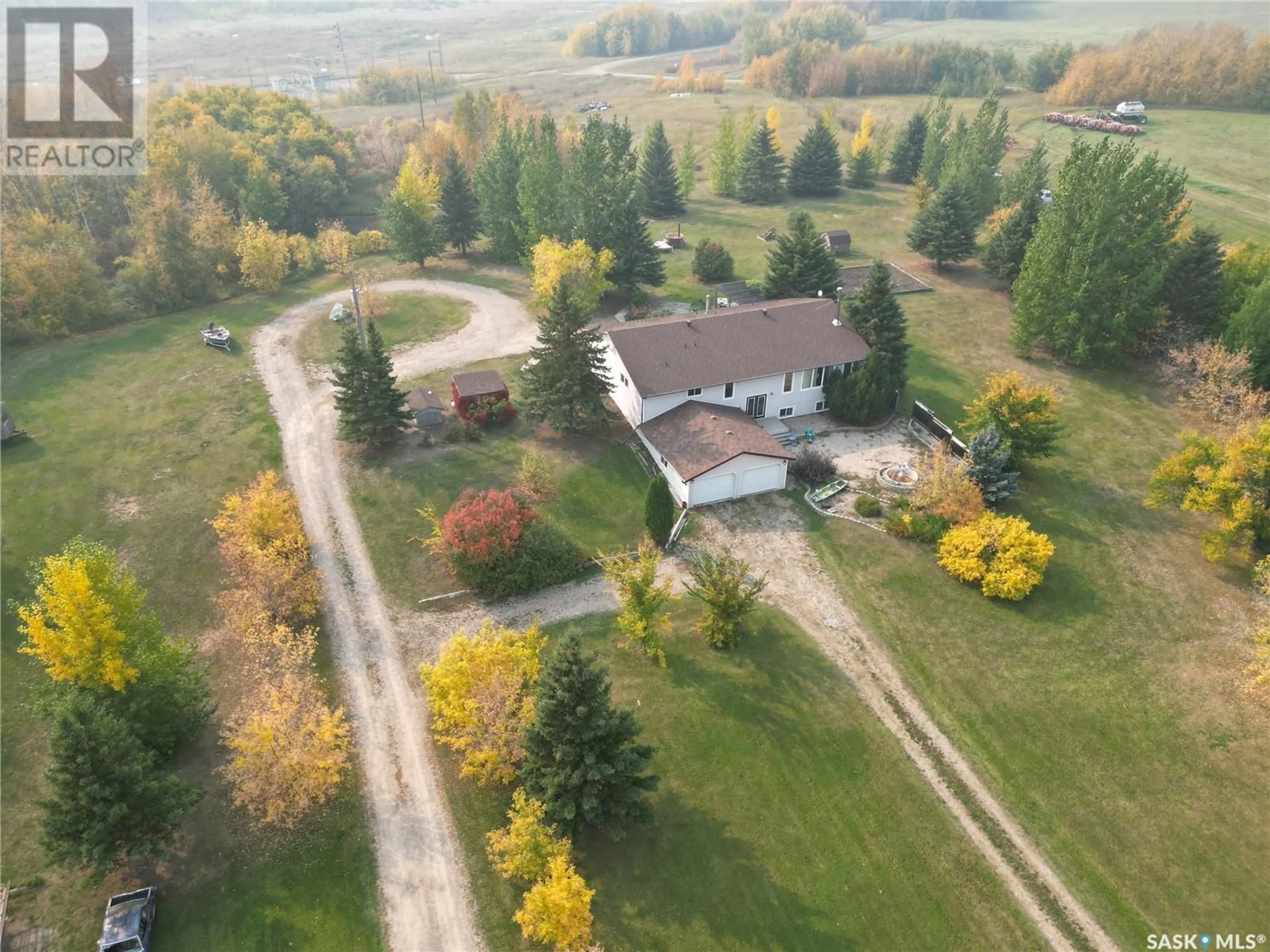 A pic from outside/outdoor area/front of a property/back of a property/a pic from drone, unknown for LOCKE ACREAGE, Mervin Rm No.499 Saskatchewan S0M2Y0