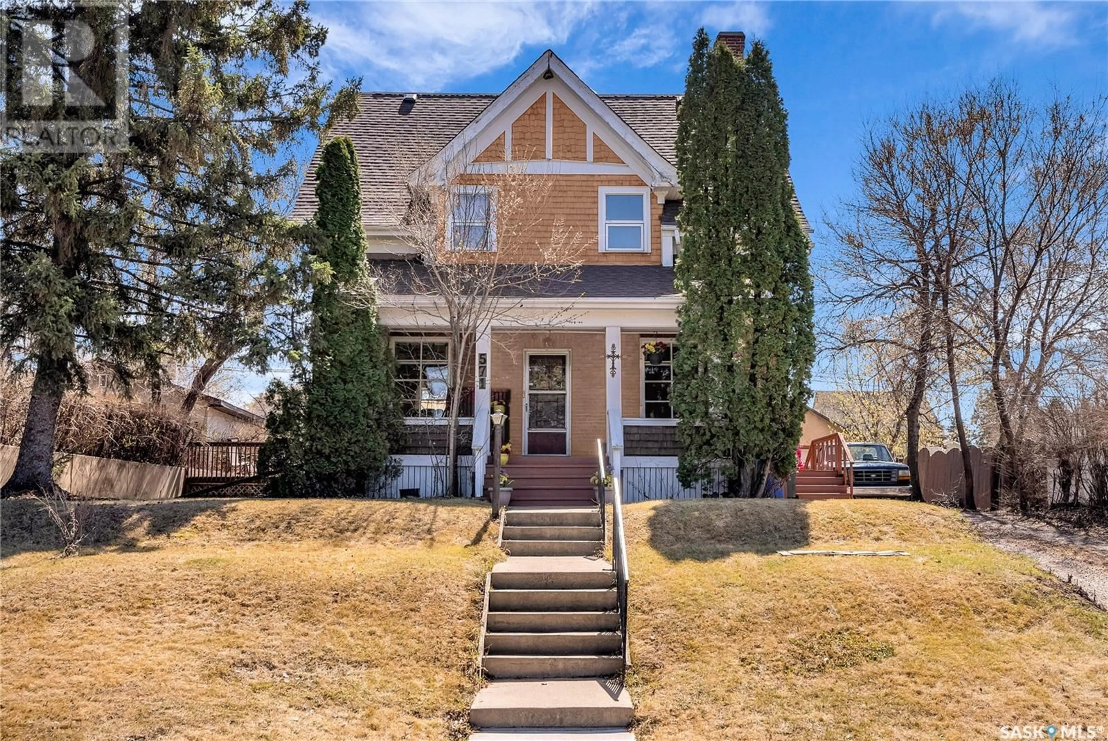Home with brick exterior material, street for 571 19TH STREET, Prince Albert Saskatchewan S7V1K3