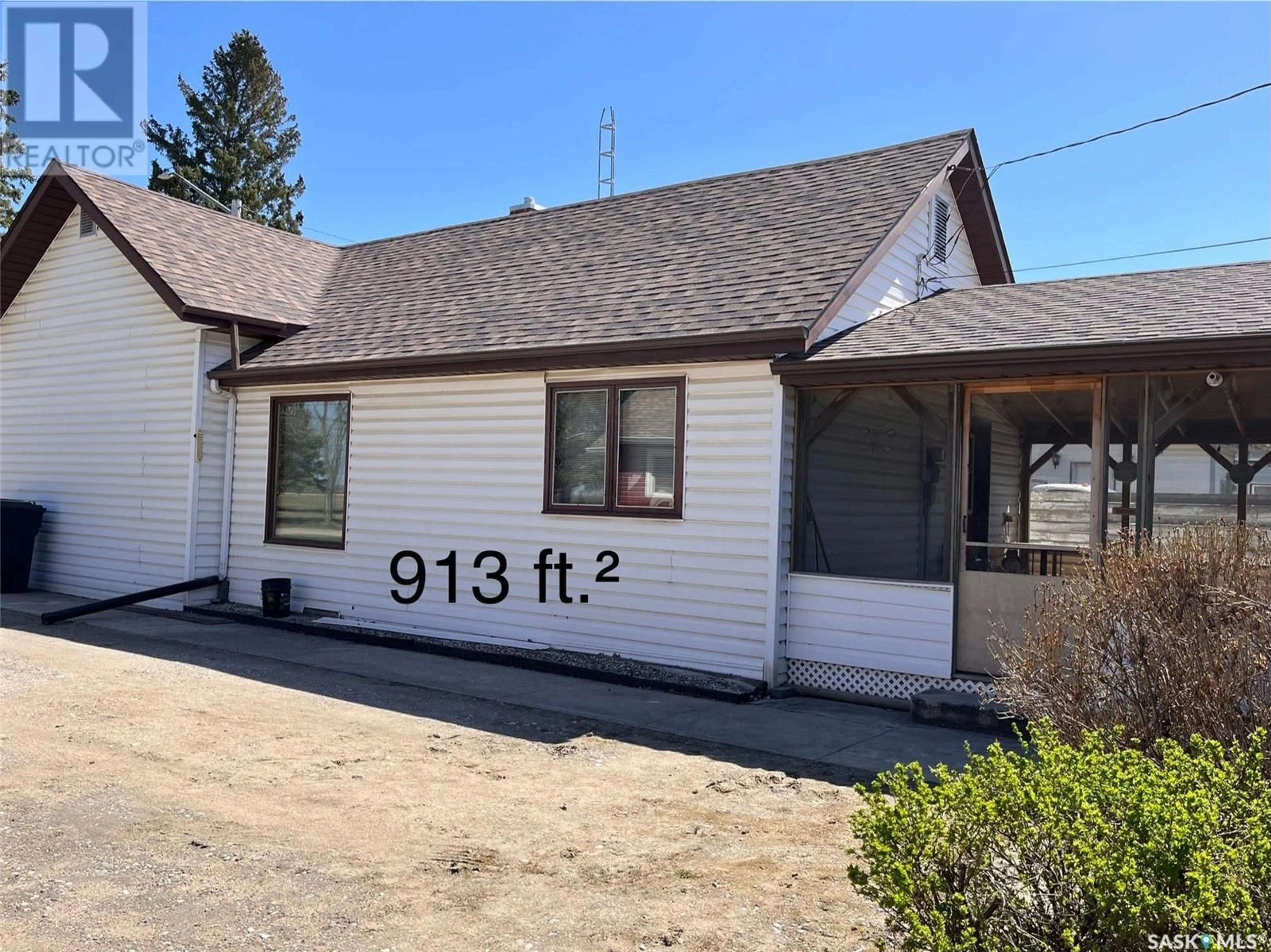 Home with vinyl exterior material, street for 207 RAILWAY AVENUE, White Fox Saskatchewan S0J3B0