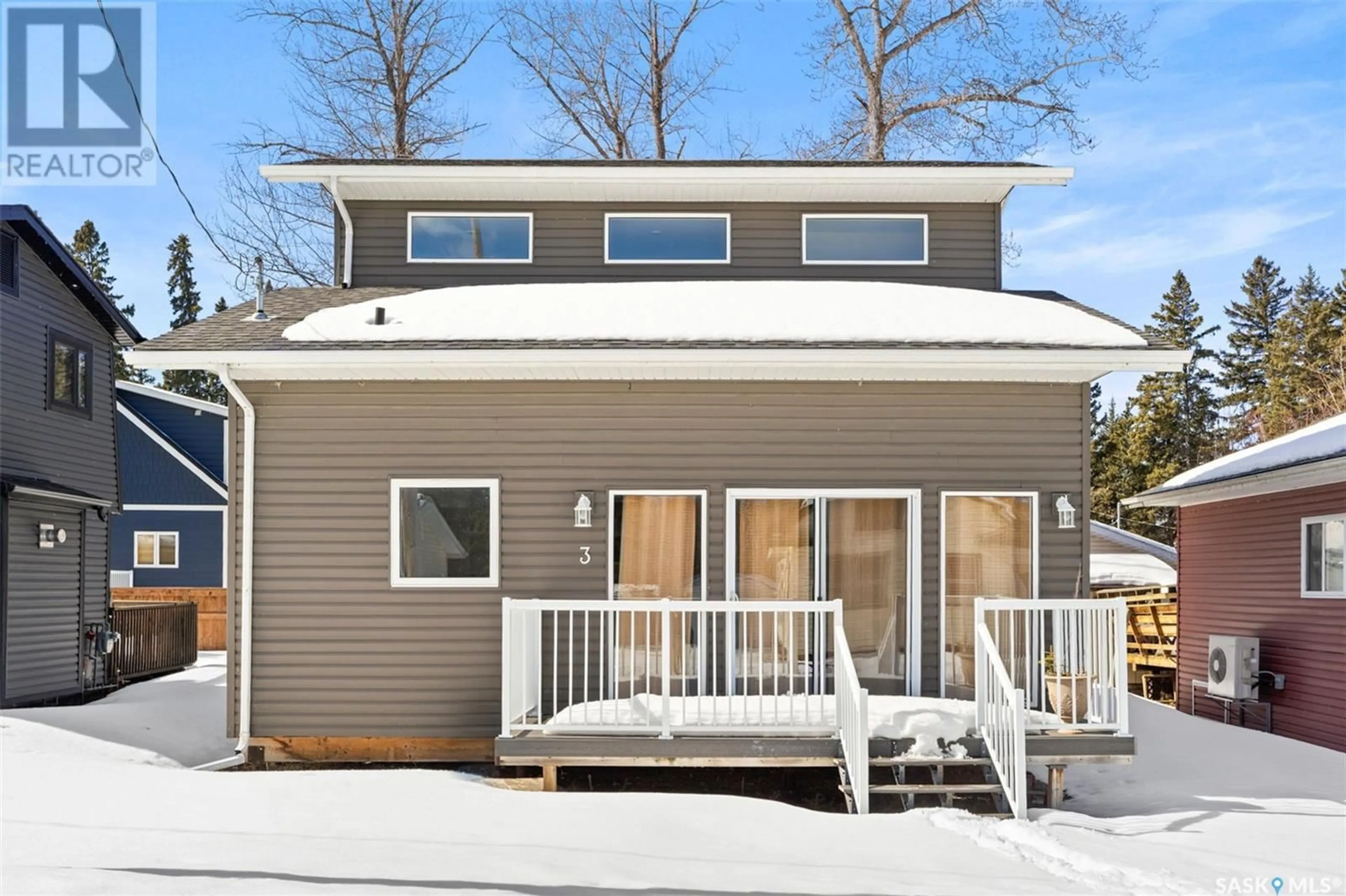 Home with vinyl exterior material, street for 3 8TH STREET, Emma Lake Saskatchewan S0J0N0