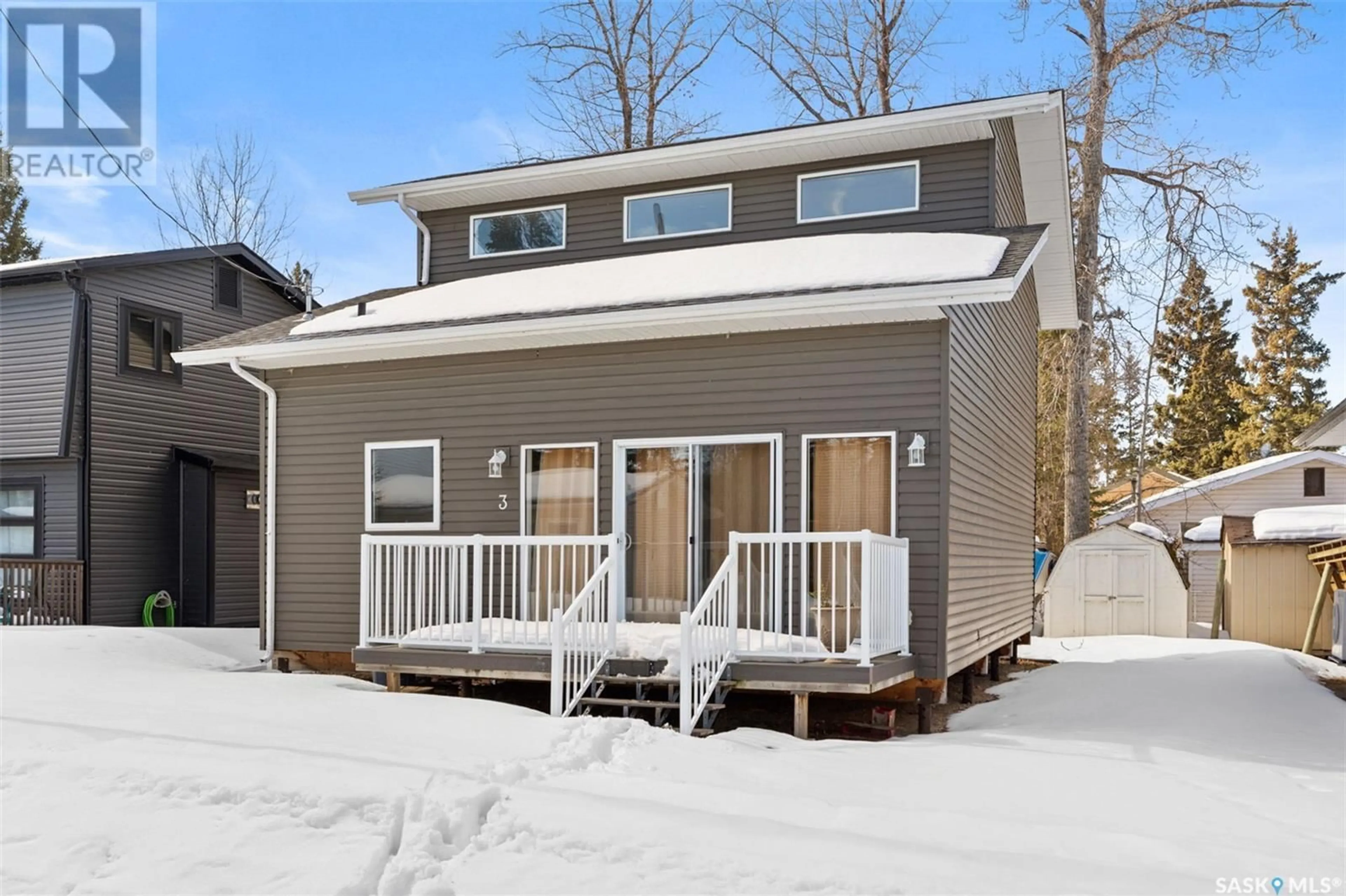 Home with vinyl exterior material, street for 3 8TH STREET, Emma Lake Saskatchewan S0J0N0