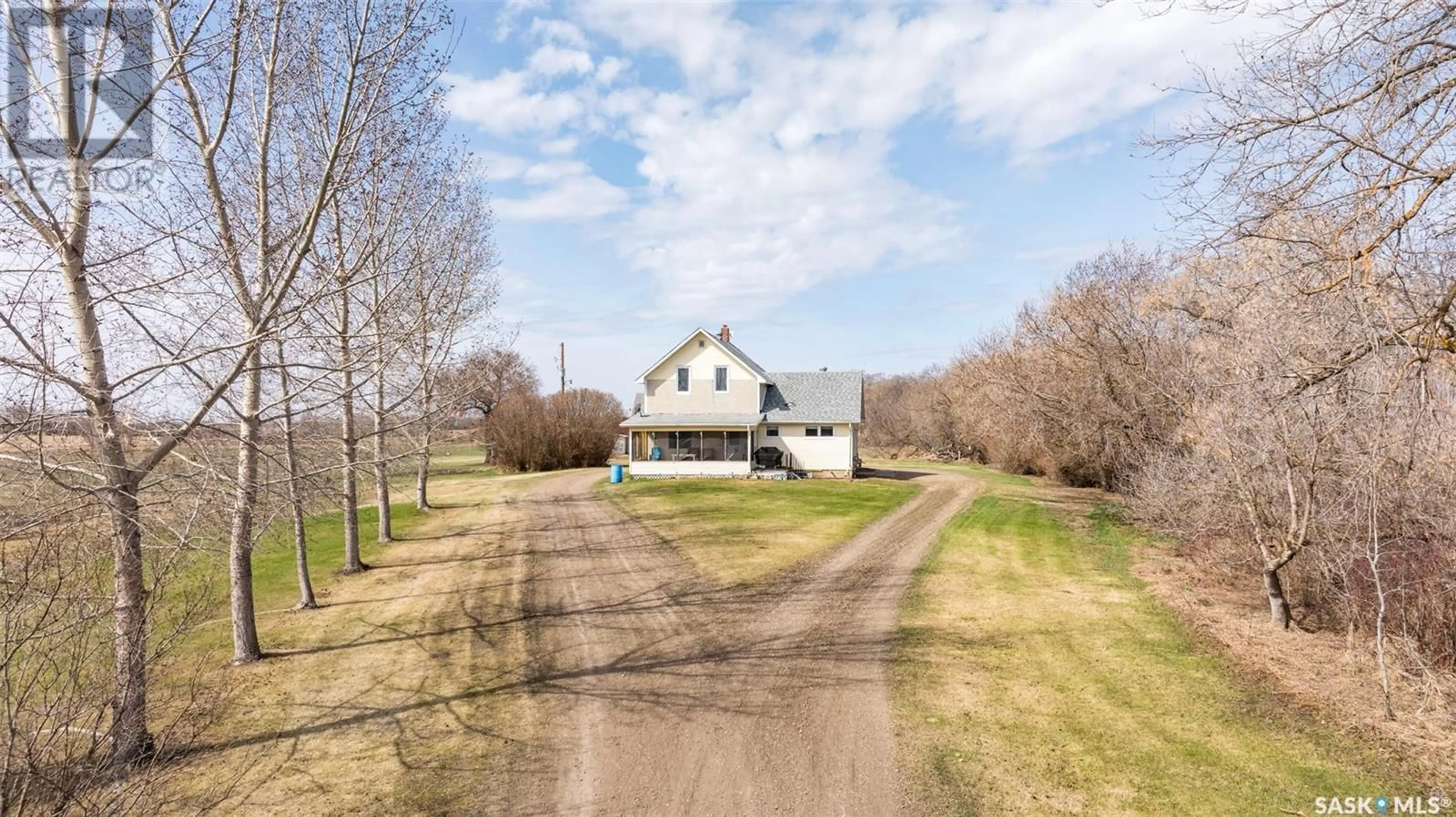 A pic from outside/outdoor area/front of a property/back of a property/a pic from drone, street for Acreage - GANGE ROAD, Prince Albert Rm No. 461 Saskatchewan S6V5P9