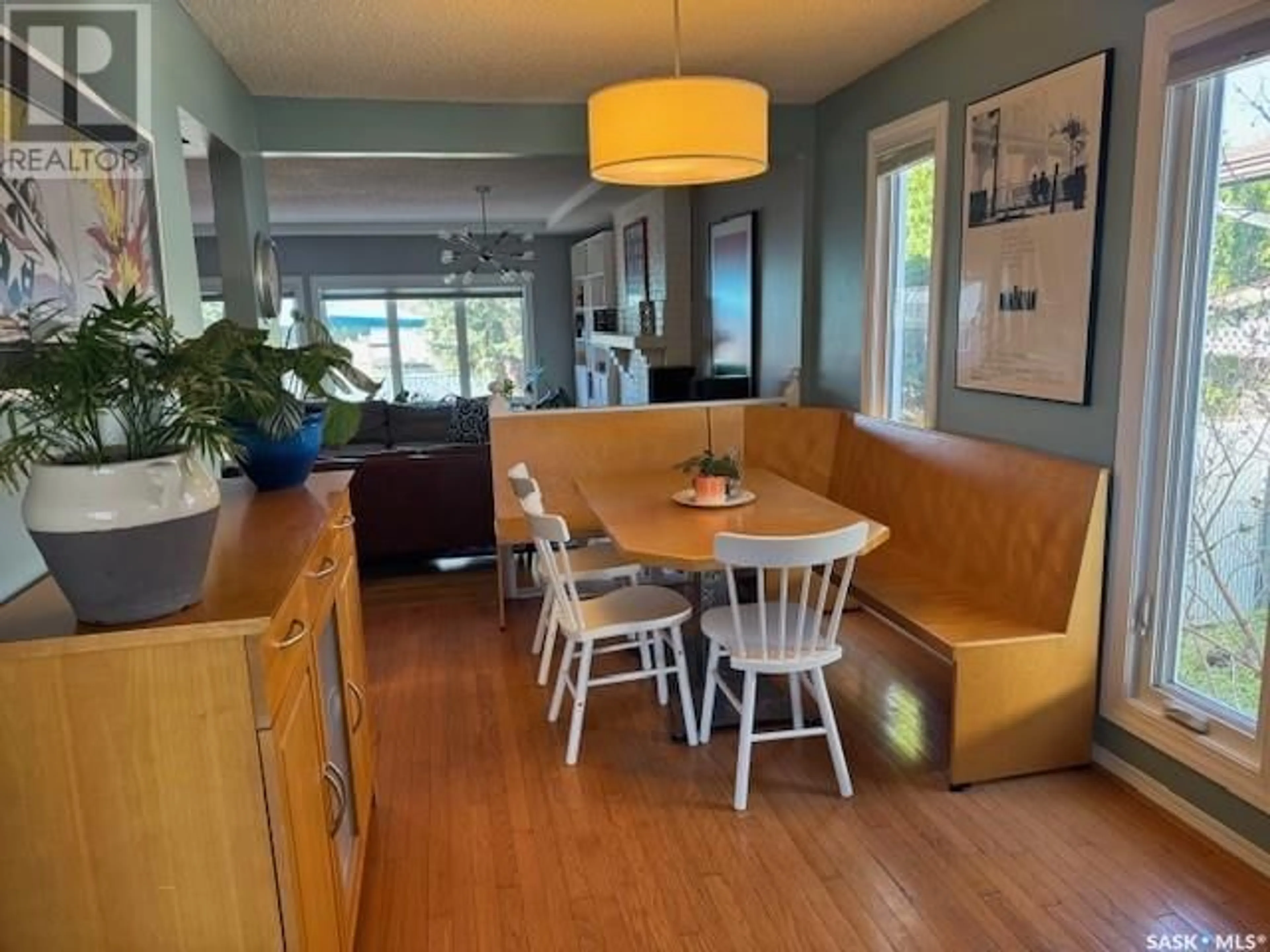 Dining room, wood/laminate floor for 8918 BOWERS DRIVE, North Battleford Saskatchewan S9A3C2