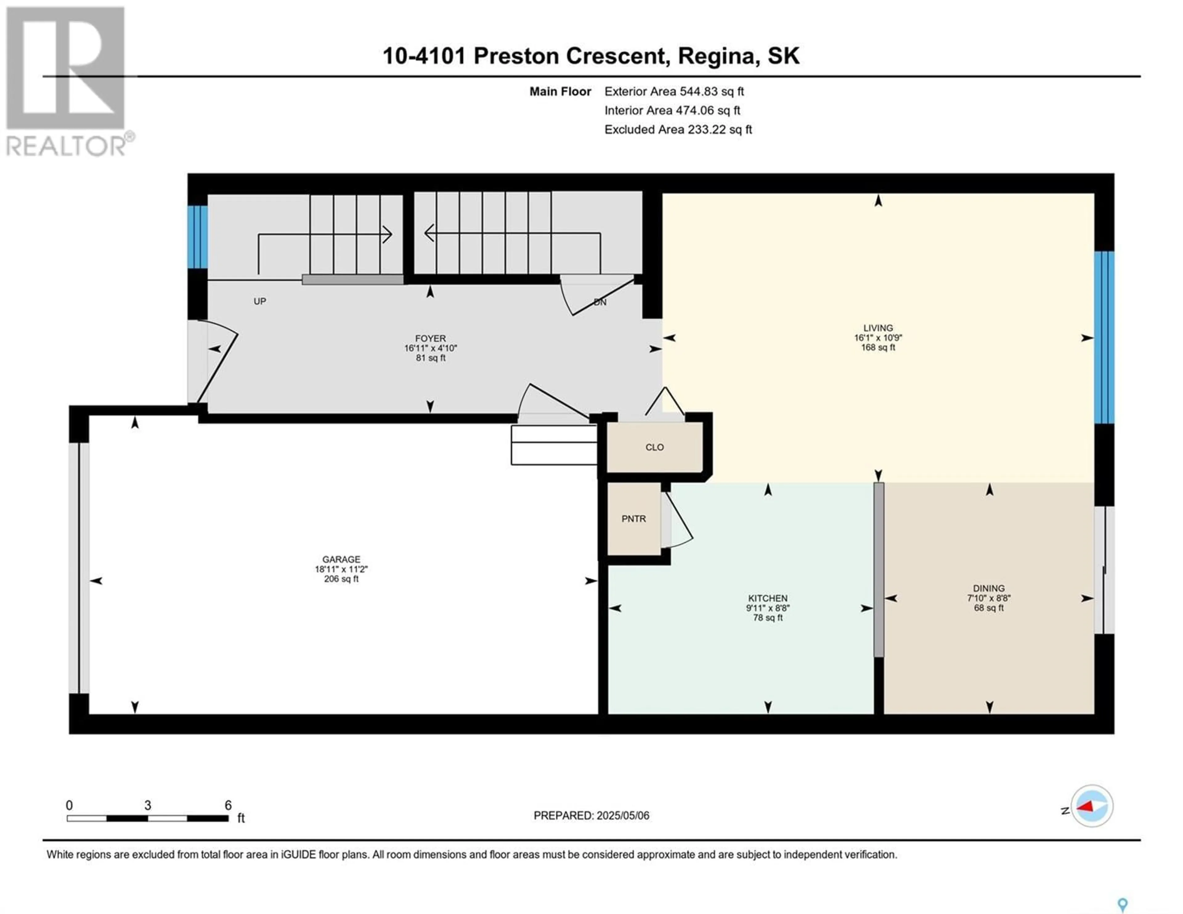 Floor plan for 4101 - 10 PRESTON CRESCENT, Regina Saskatchewan S4X0G3