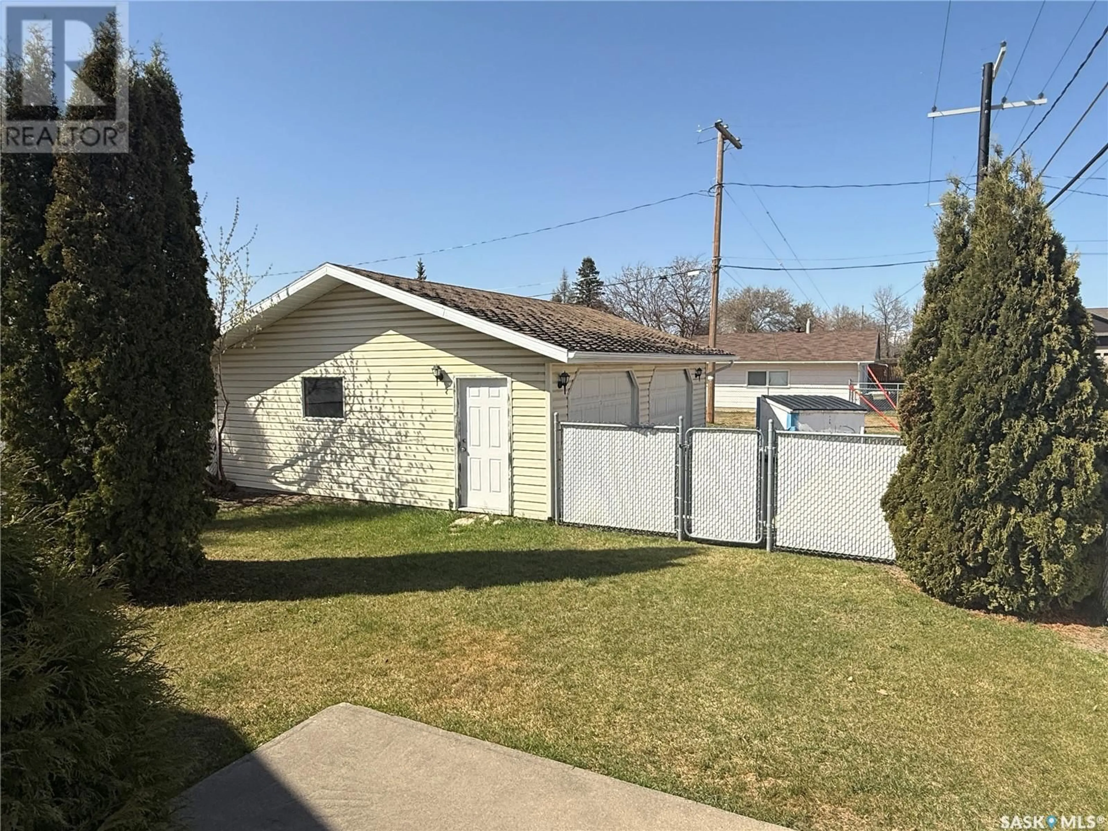 A pic from outside/outdoor area/front of a property/back of a property/a pic from drone, street for 102 3RD AVENUE, Shellbrook Saskatchewan S0J2E0