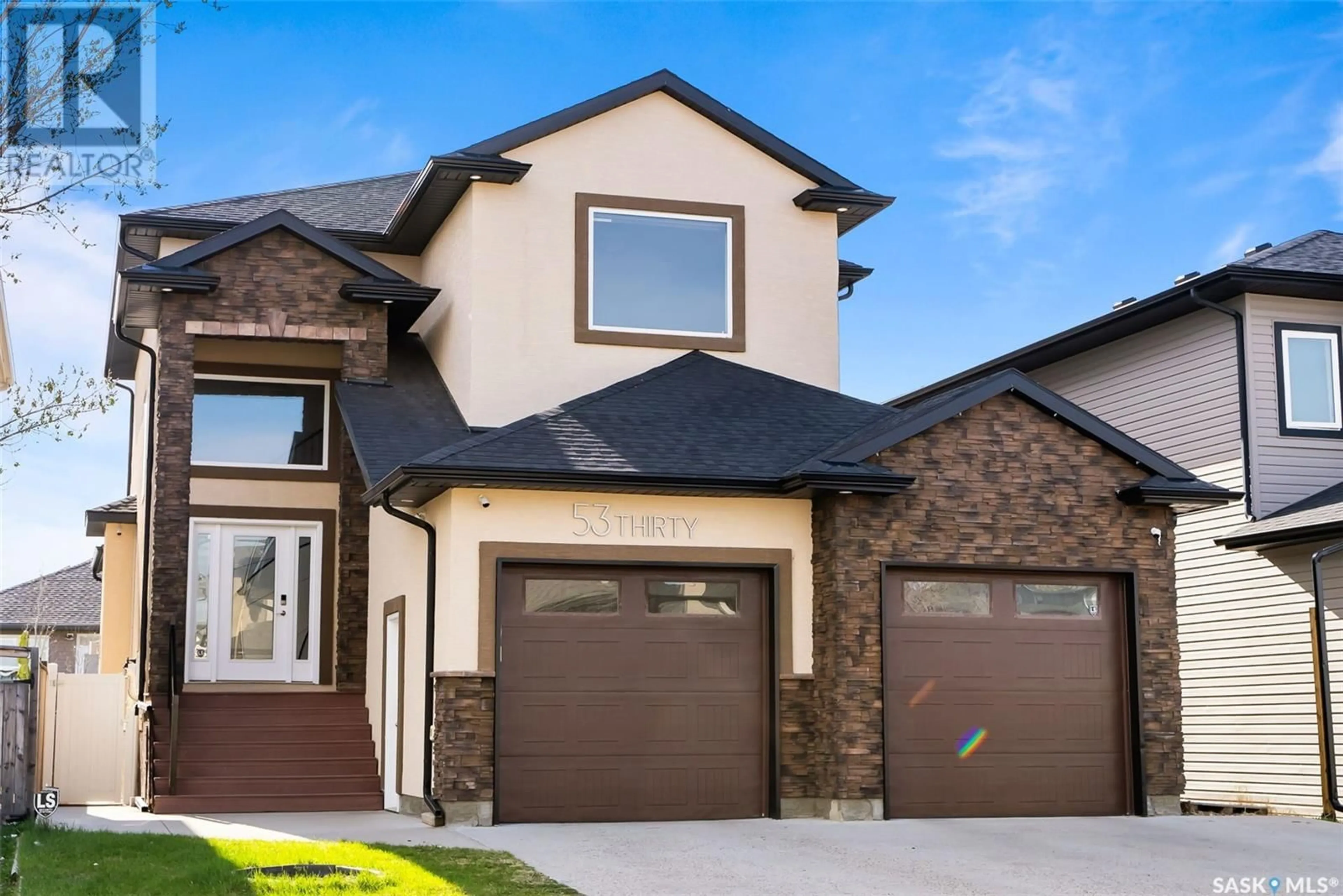 Home with brick exterior material, street for 5330 MCKENNA CRESCENT, Regina Saskatchewan S4W0G2
