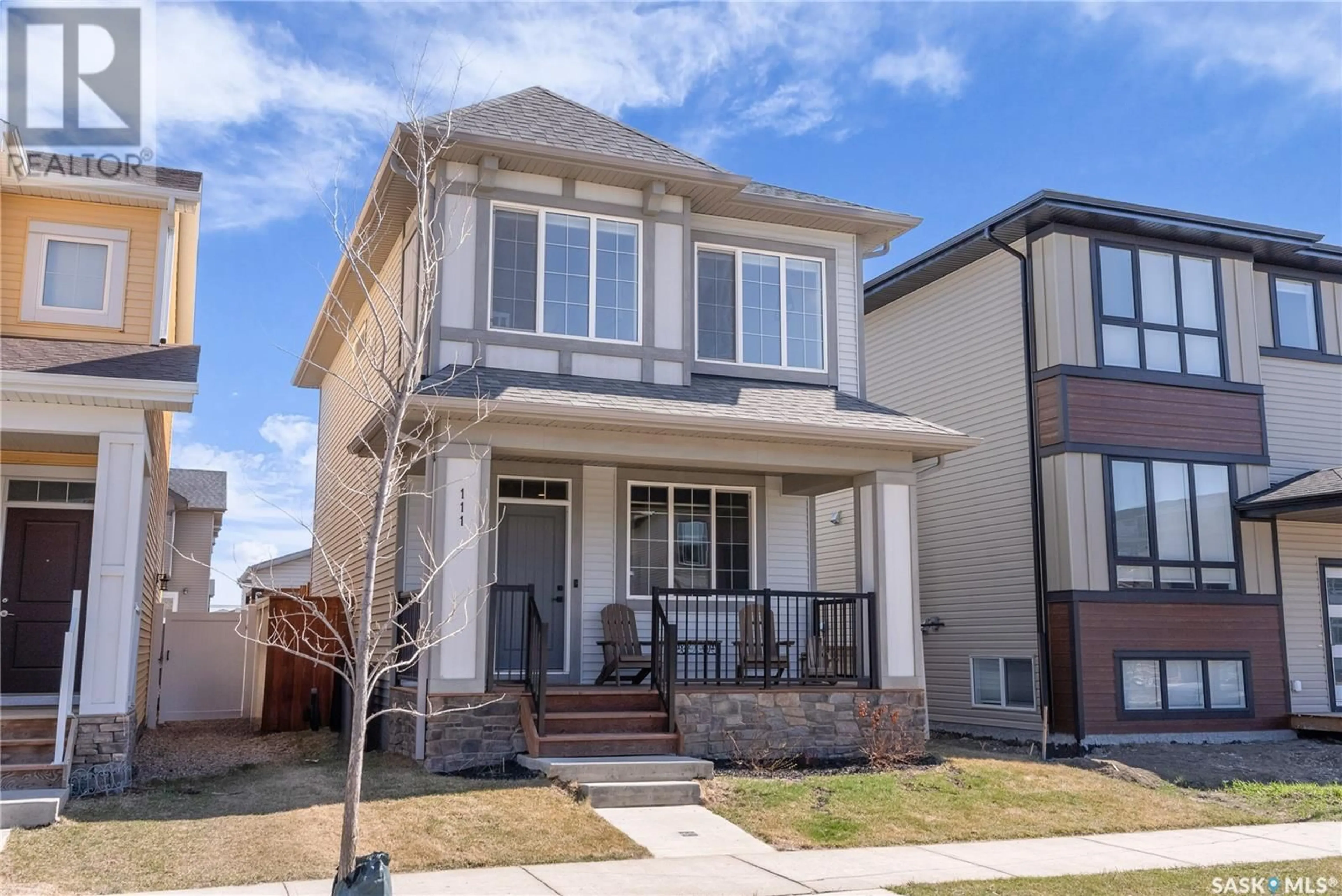 Home with brick exterior material, street for 111 TAUBE AVENUE, Saskatoon Saskatchewan S7V0W1