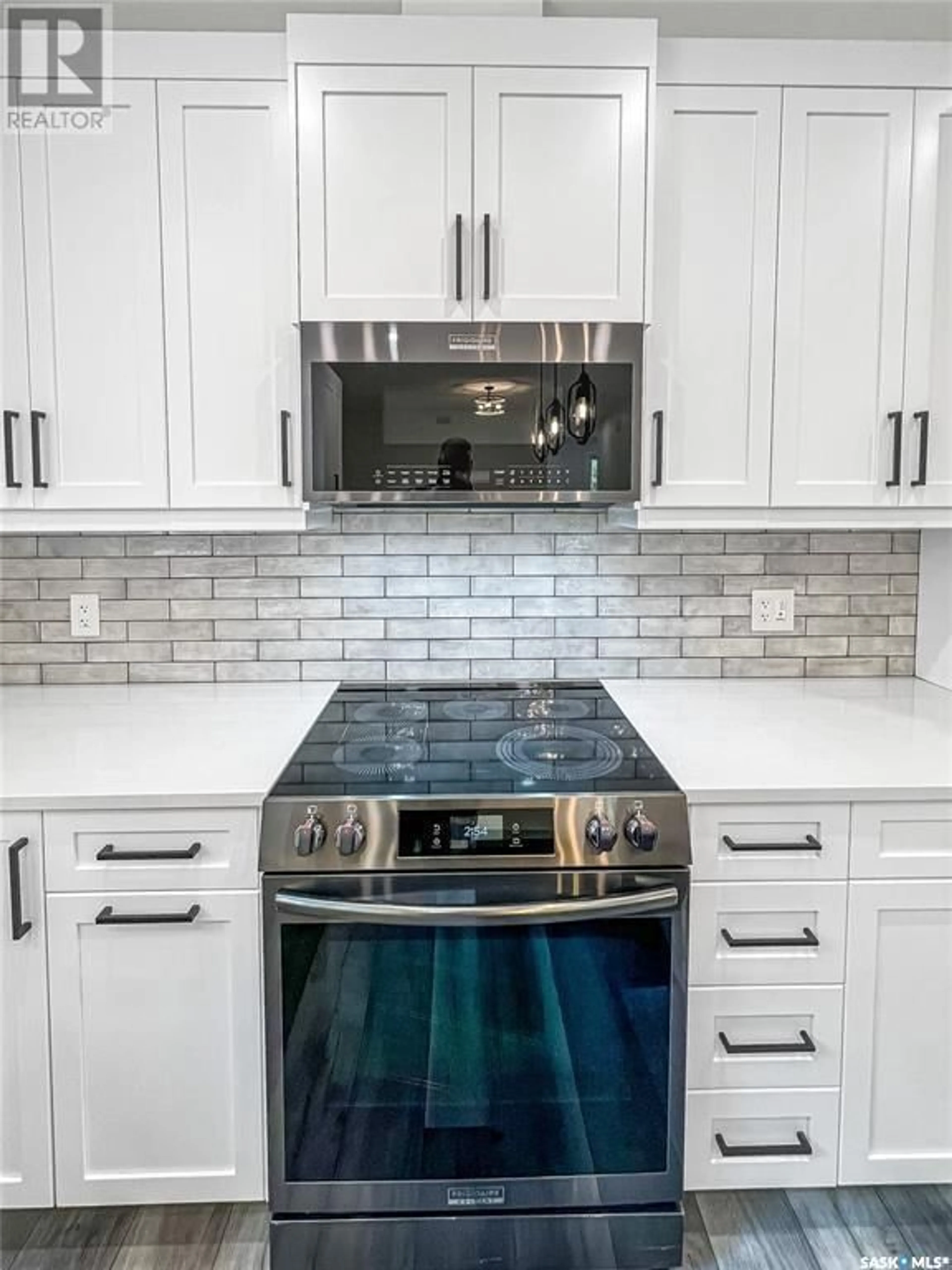 Contemporary kitchen, ceramic/tile floor for 4 HARNISH PLACE, Candle Lake Saskatchewan S0J3E0