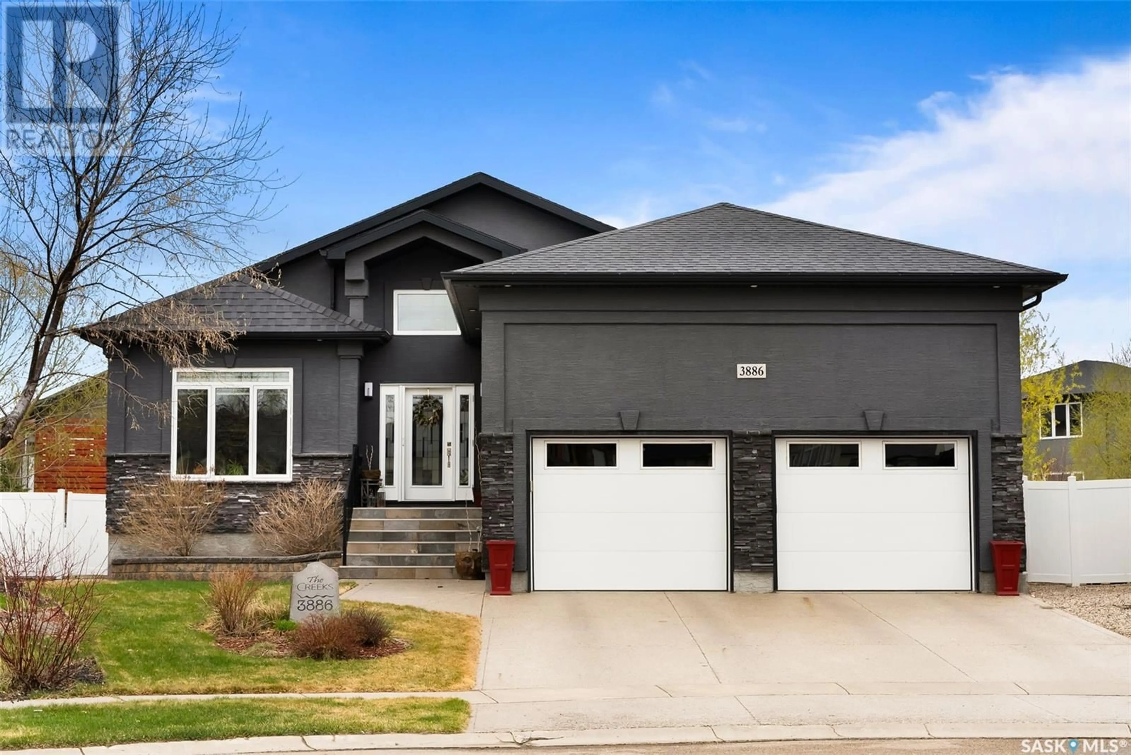 Home with brick exterior material, street for 3886 GOLDFINCH WAY, Regina Saskatchewan S4V1S3