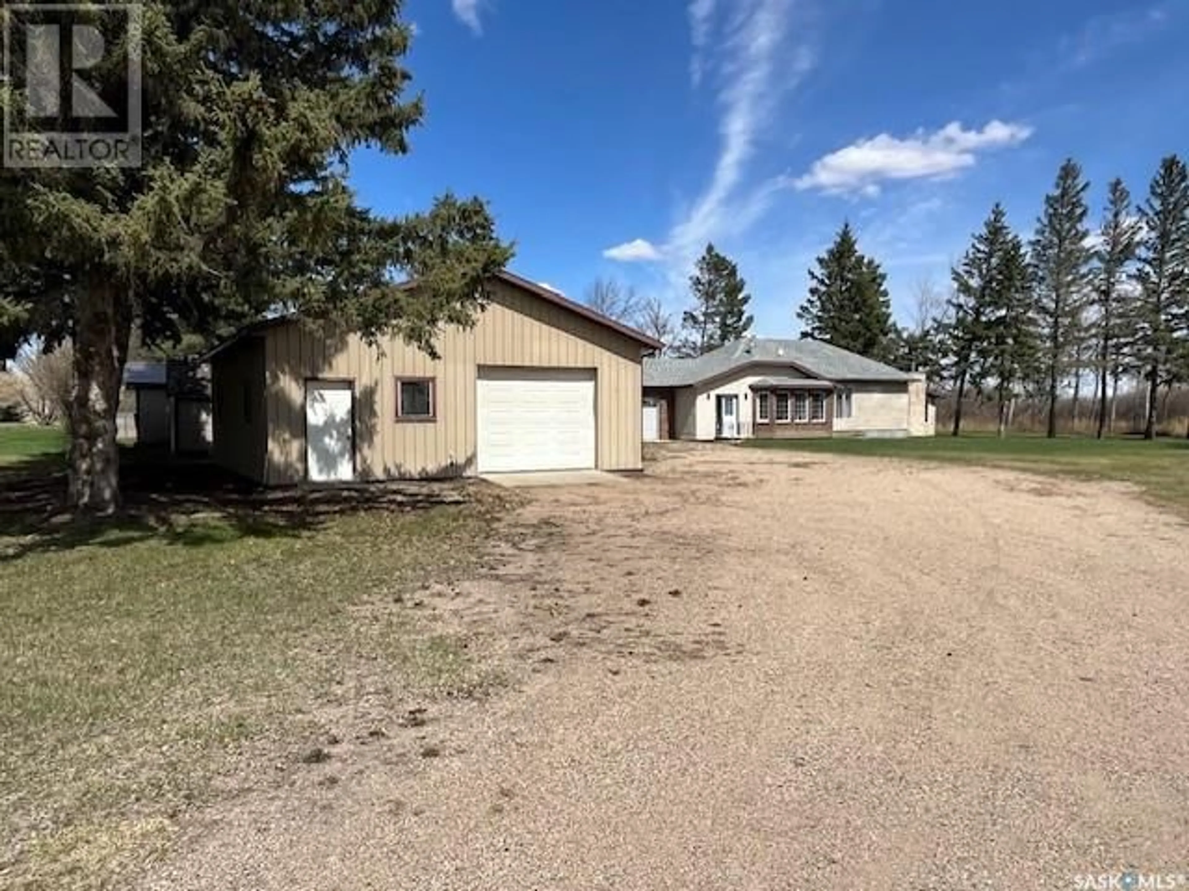 A pic from outside/outdoor area/front of a property/back of a property/a pic from drone, street for 15 42 5 W3, Waldheim Saskatchewan S0K4R0