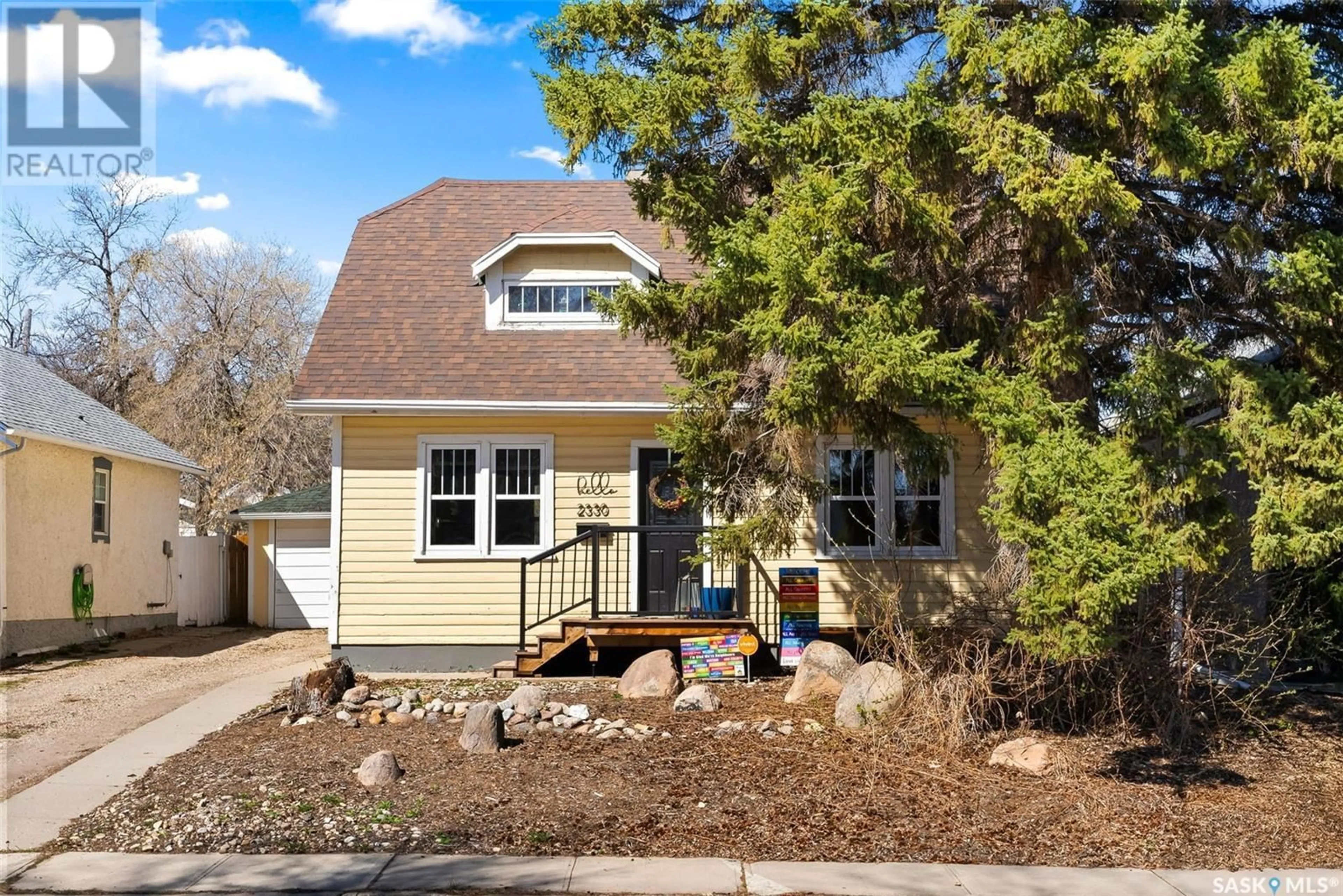 Home with vinyl exterior material, street for 2330 ATKINSON STREET, Regina Saskatchewan S4N3X3