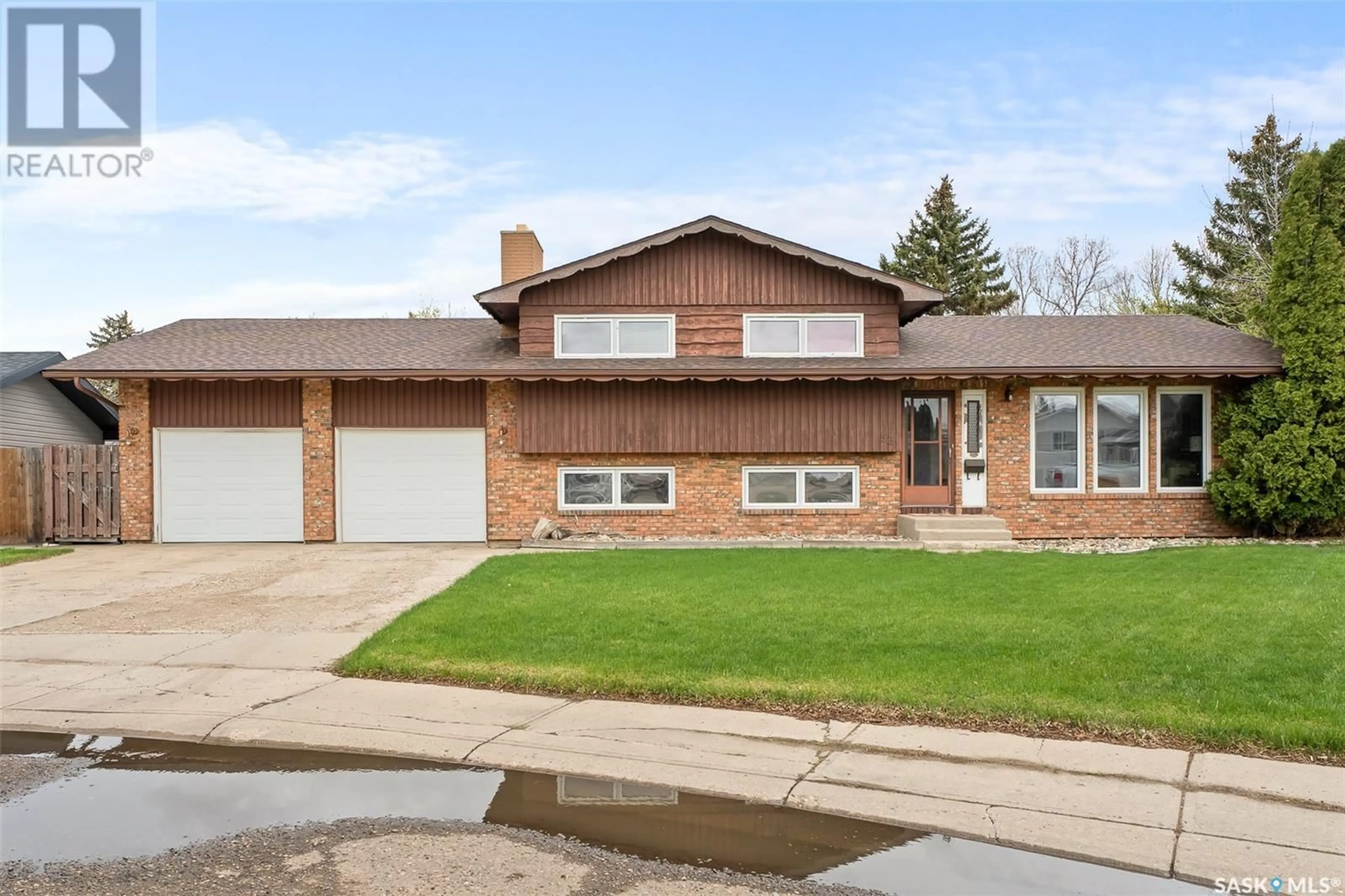 Home with brick exterior material, street for 53 DAISY CRESCENT, Moose Jaw Saskatchewan S6J1C2