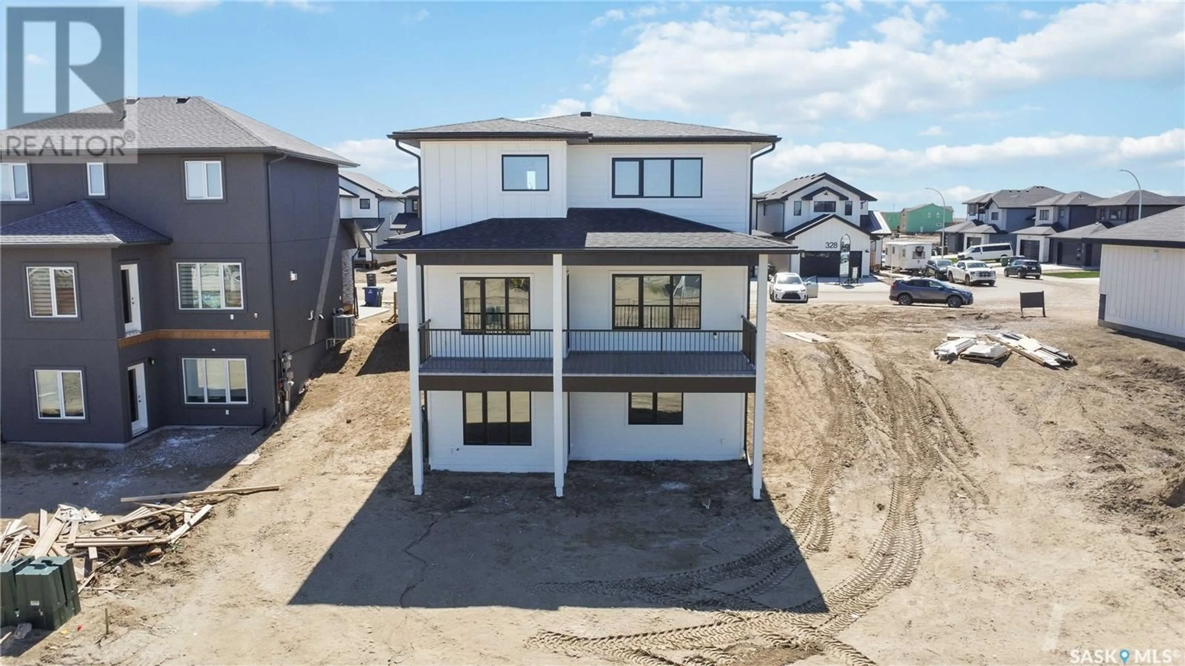 A pic from outside/outdoor area/front of a property/back of a property/a pic from drone, street for 339 LESKIW BEND, Saskatoon Saskatchewan S7V1X8