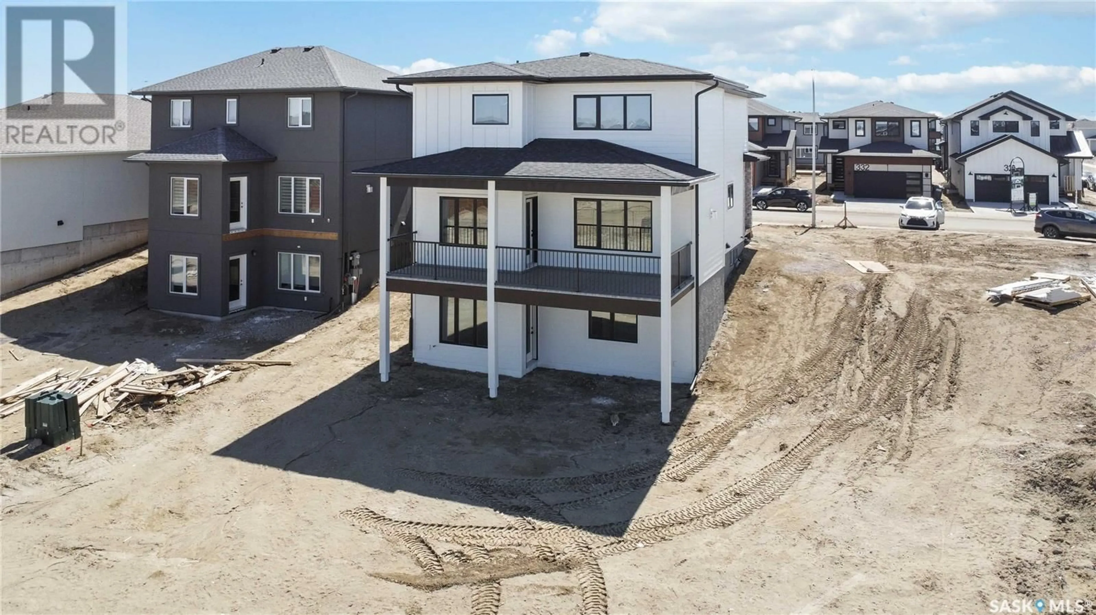 A pic from outside/outdoor area/front of a property/back of a property/a pic from drone, unknown for 339 LESKIW BEND, Saskatoon Saskatchewan S7V1X8