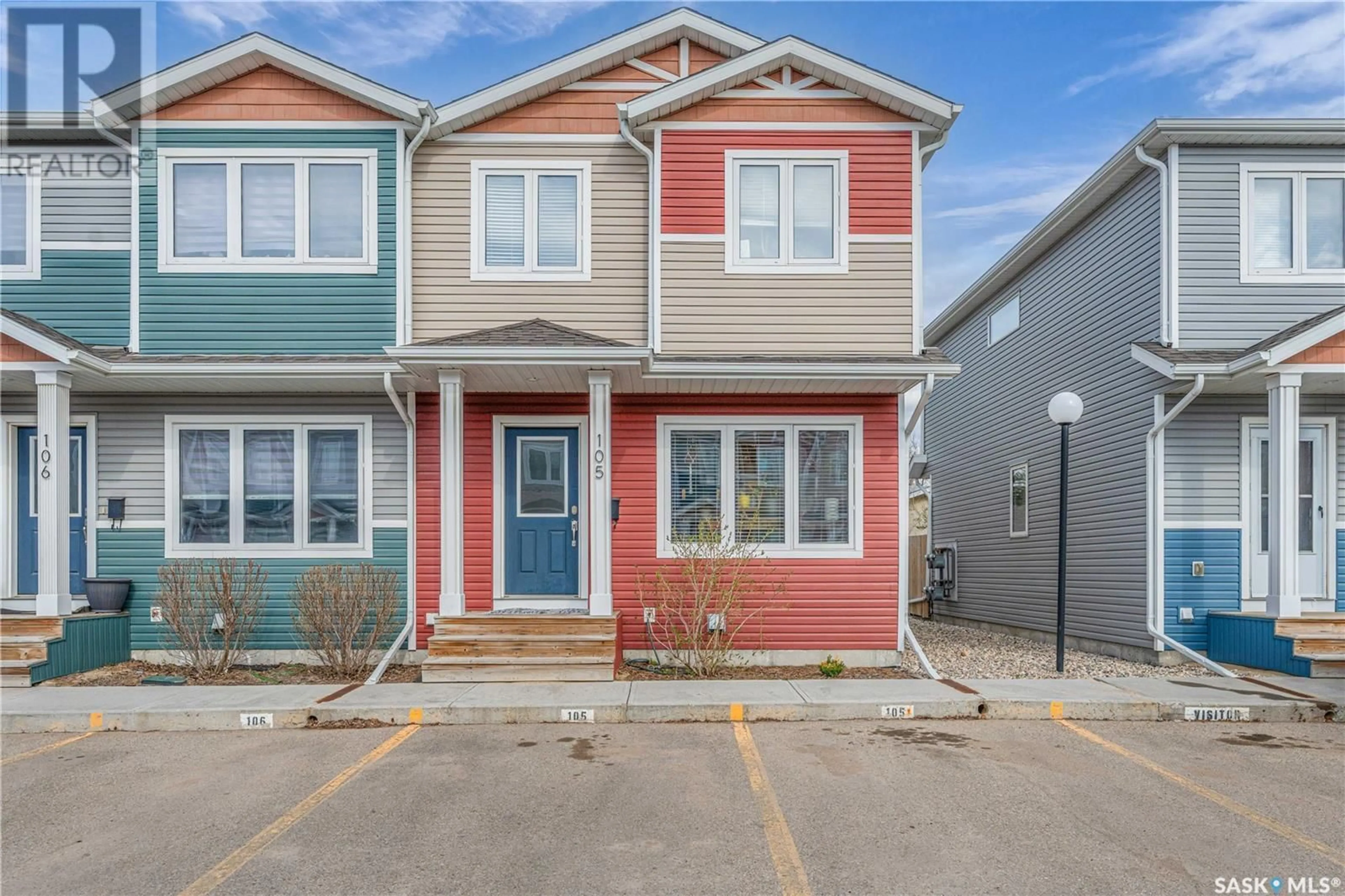 Home with vinyl exterior material, street for E - 105 1920 7TH AVENUE, Regina Saskatchewan S4N6M9