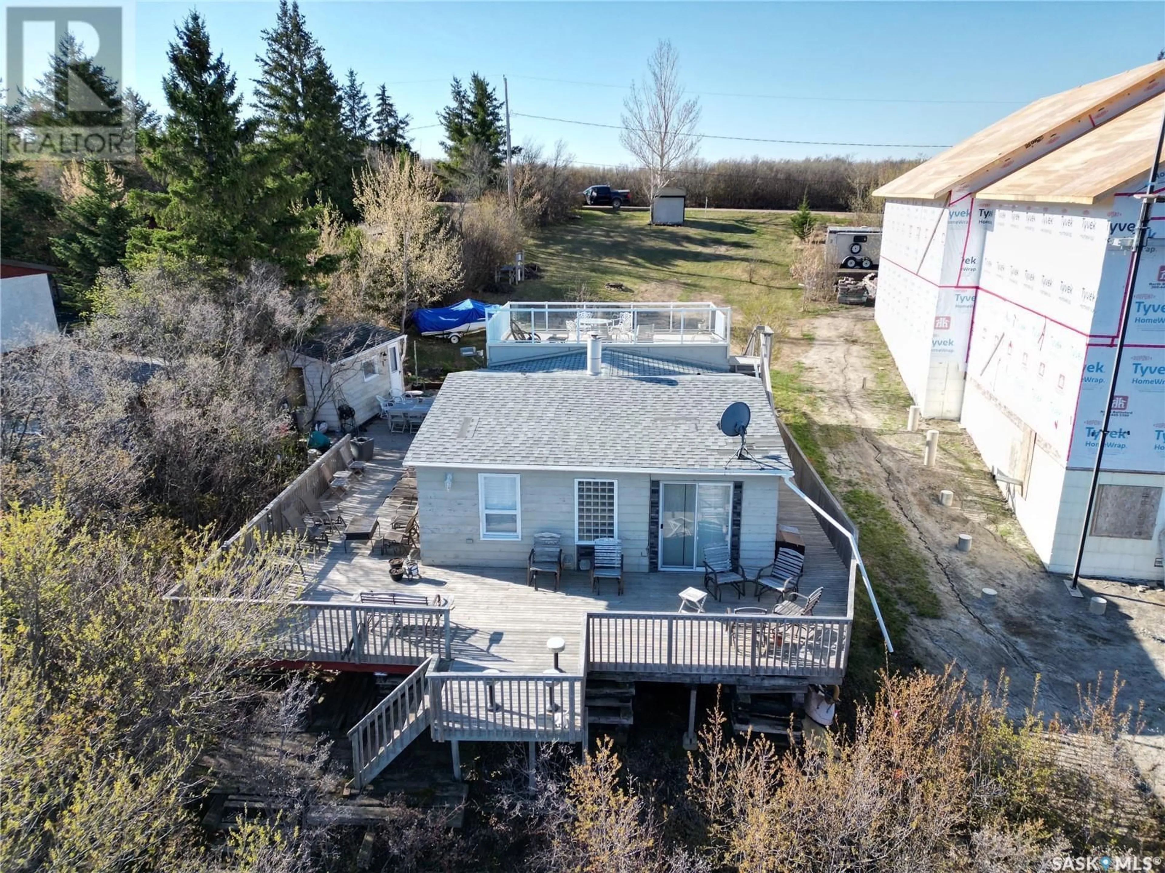 A pic from outside/outdoor area/front of a property/back of a property/a pic from drone, unknown for 25 ELDRIDGE DRIVE, Lanz Point Saskatchewan S0M0L0
