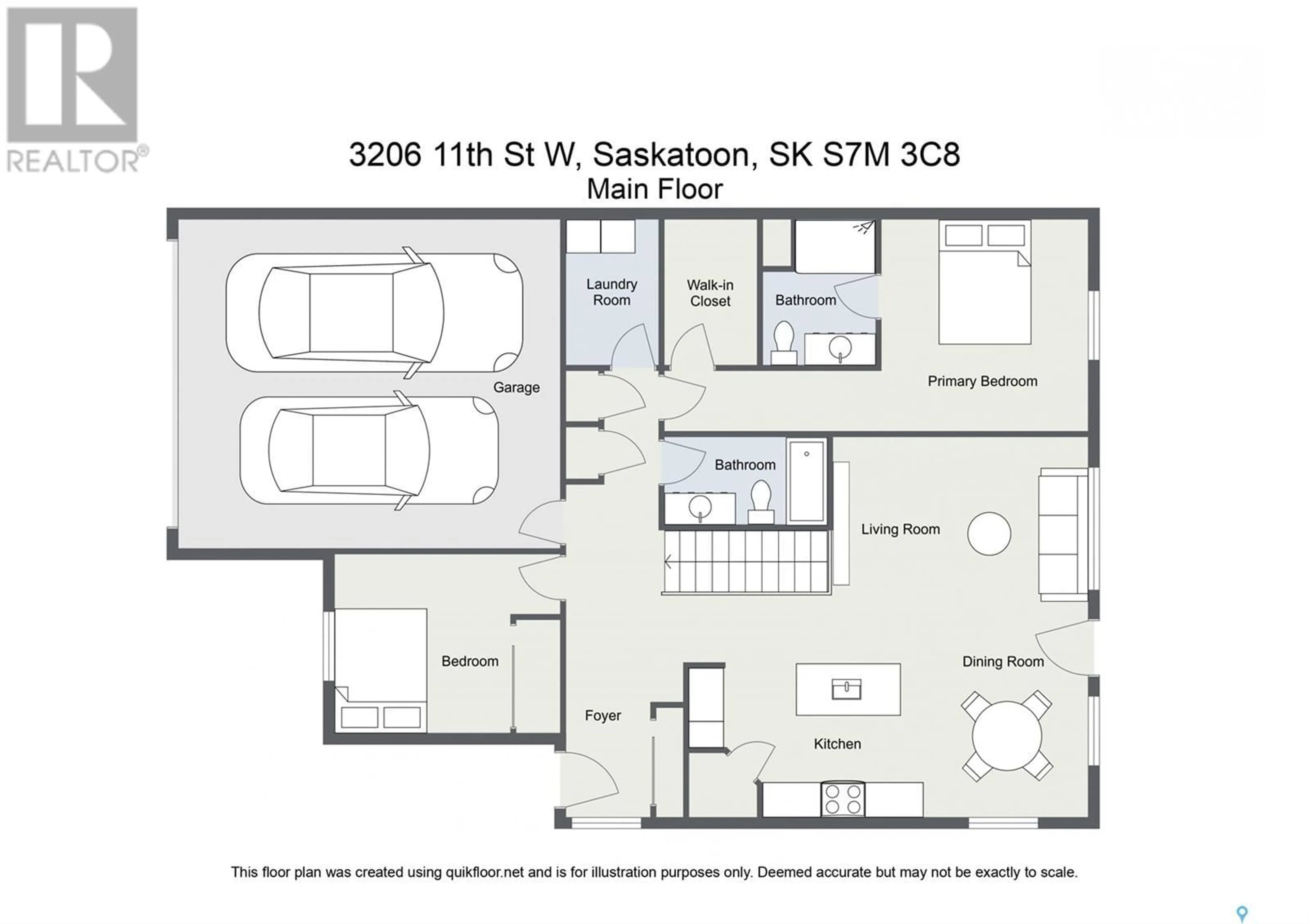 Floor plan for 6 - 3206 11TH STREET, Saskatoon Saskatchewan S7M5Z1