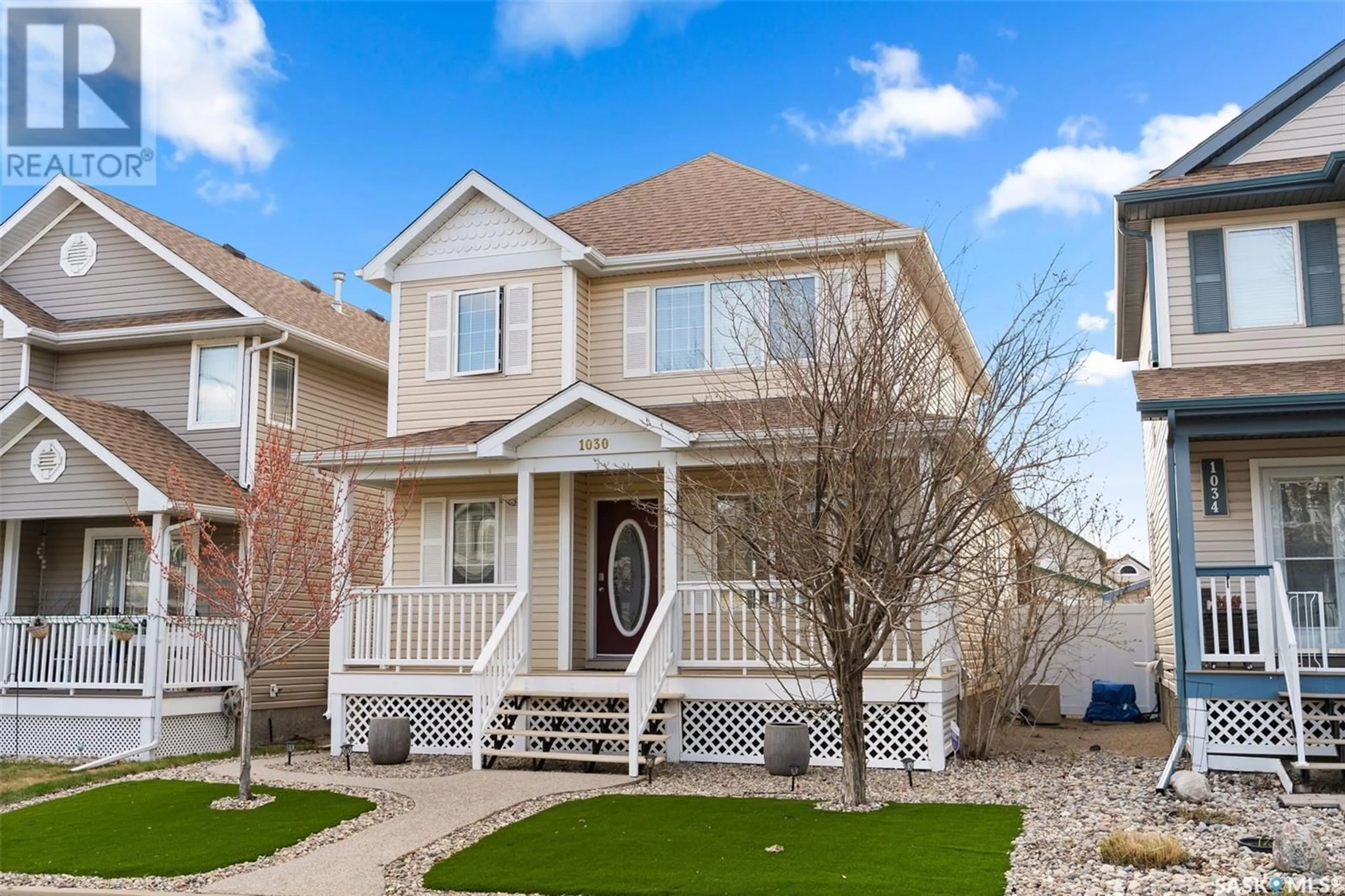Home with vinyl exterior material, street for N - 1030 CYPRESS WAY, Regina Saskatchewan S4X4R4