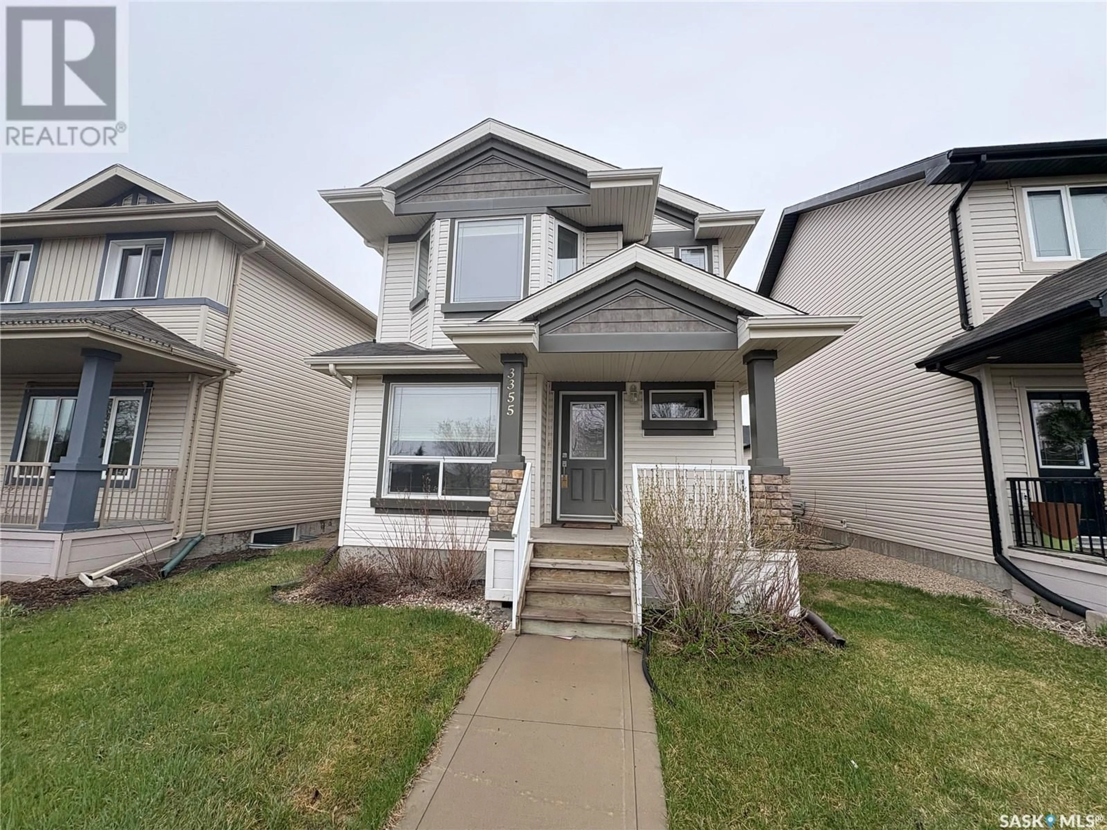 Home with vinyl exterior material, street for 3355 GREEN BANK ROAD, Regina Saskatchewan S4V1P2